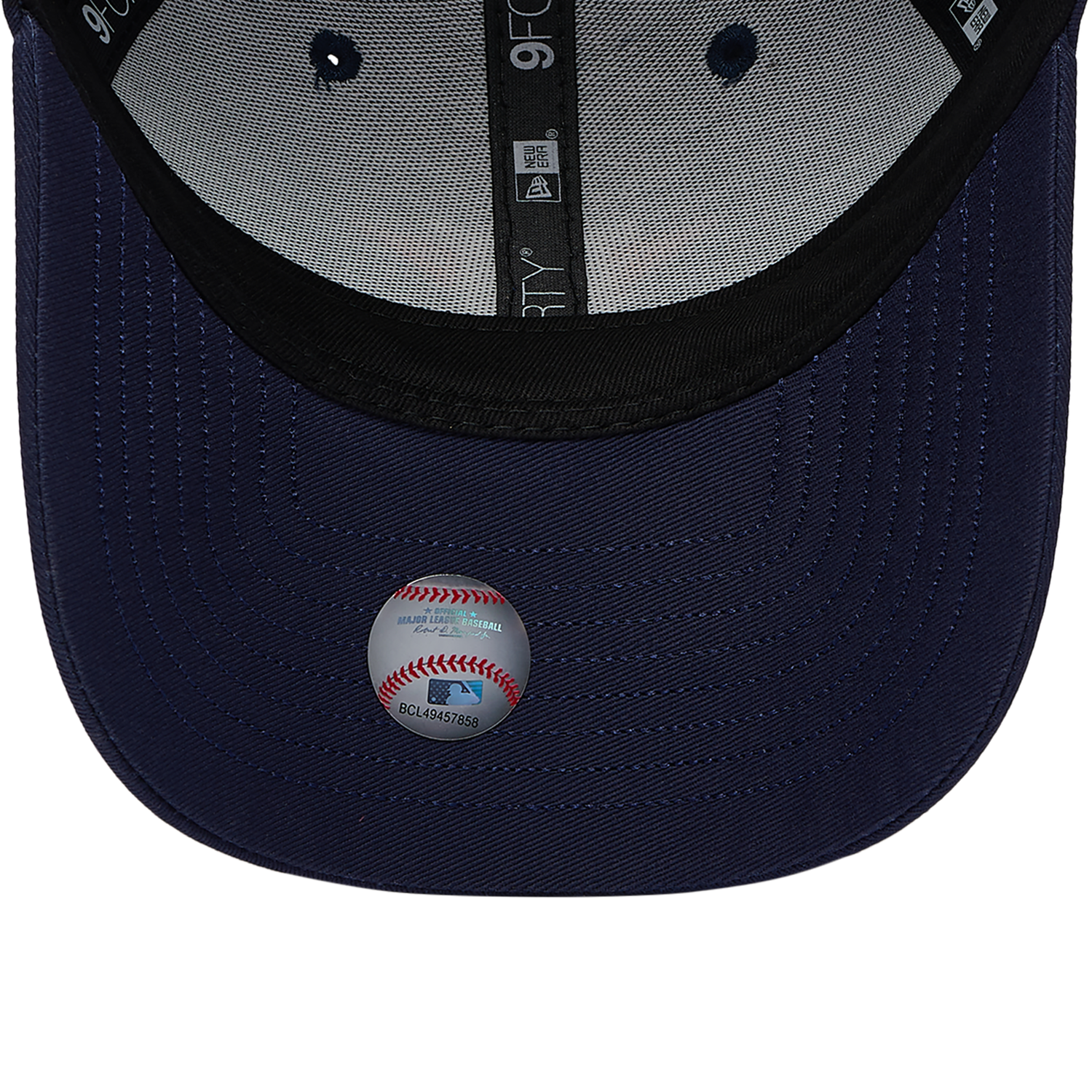 New Era Astros Visor Script 9FORTY Cap - Men's - Navy/White