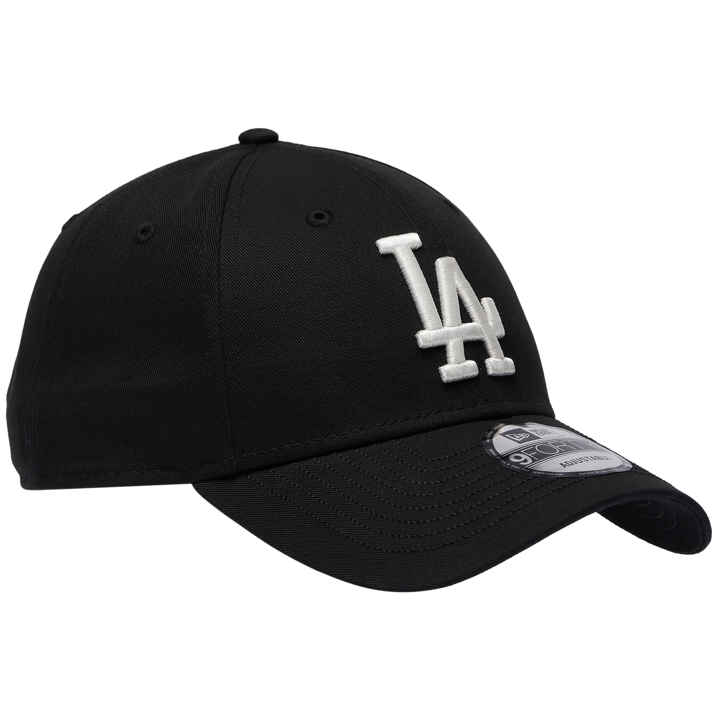 New Era Dodgers Visor Script 9FORTY Cap - Men's - Black/White