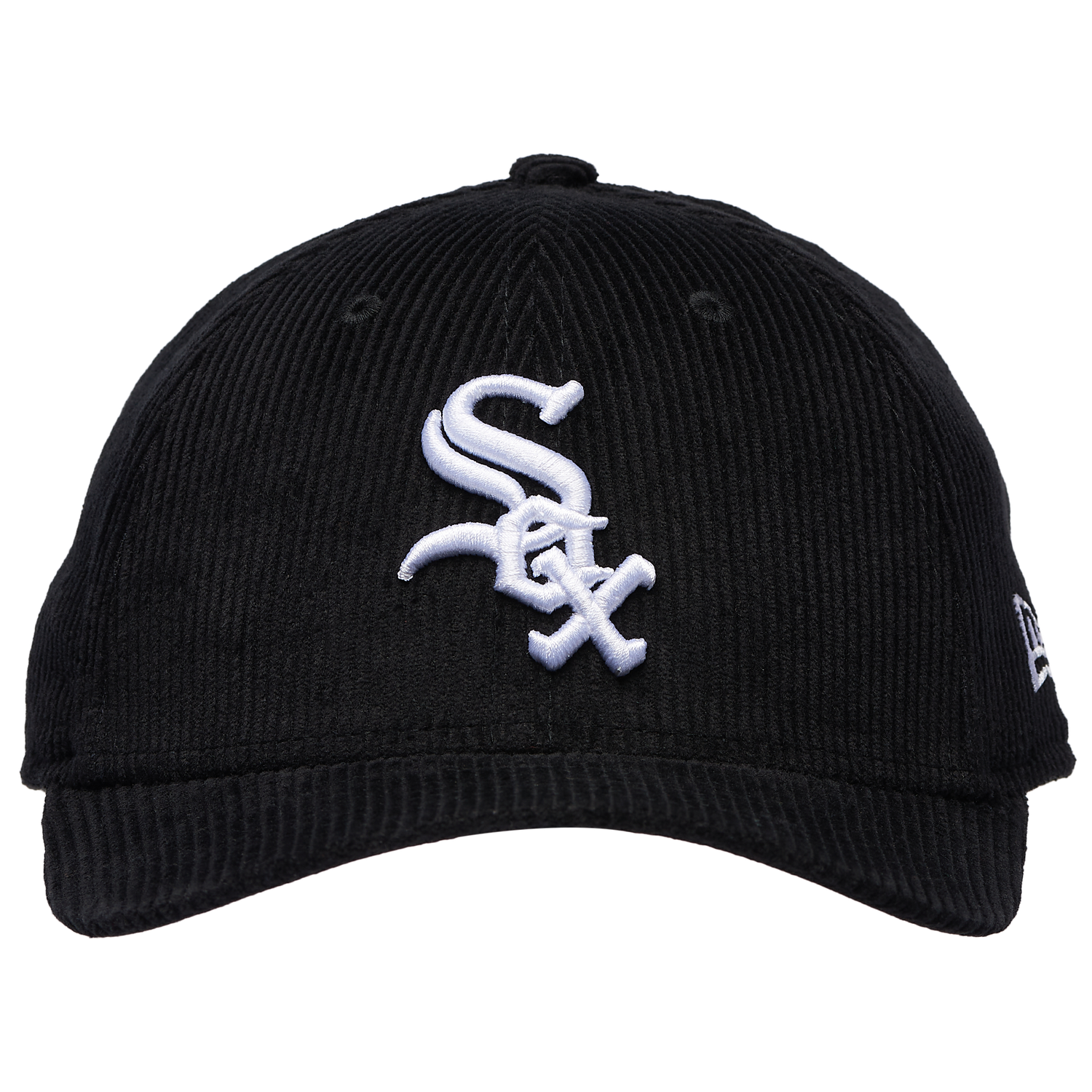 New Era White Sox Cord 9FORTY Cap - Men's - Black/White