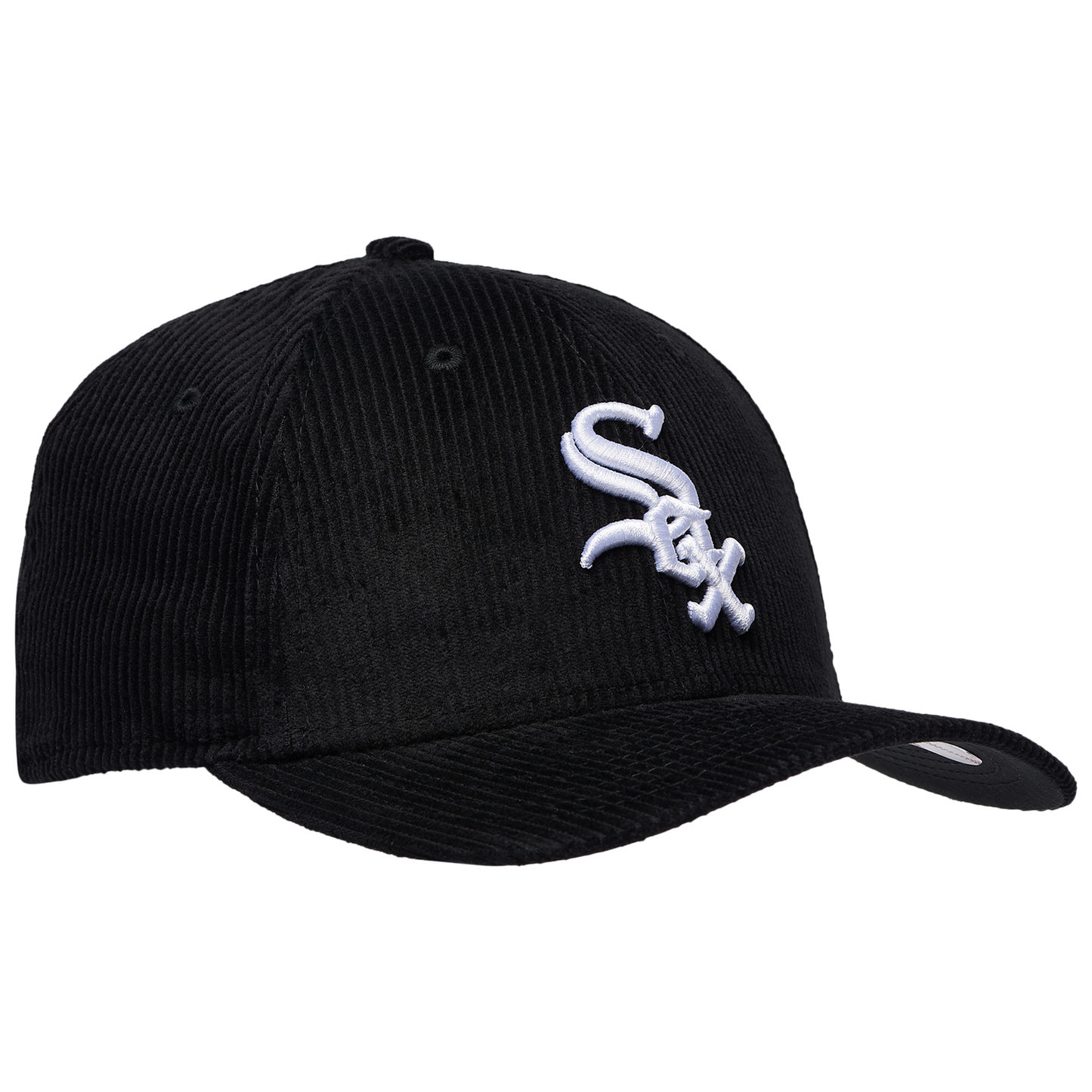 New Era White Sox Cord 9FORTY Cap - Men's - Black/White