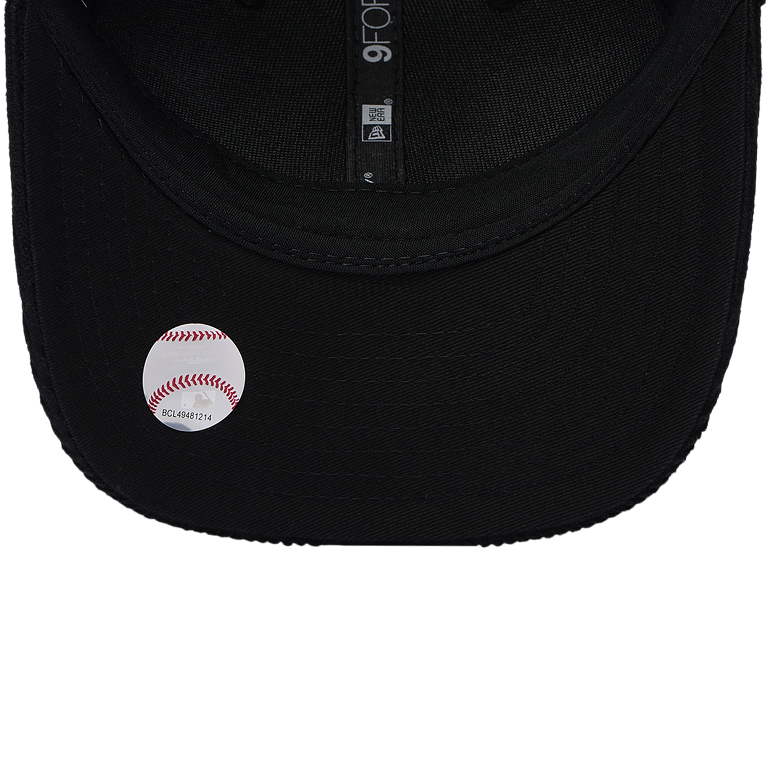 New Era White Sox Cord 9FORTY Cap - Men's - Black/White