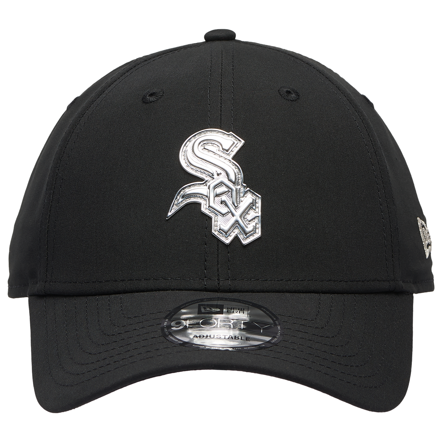 New Era White Sox Pin 9FORTY Cap - Men's - Black/White
