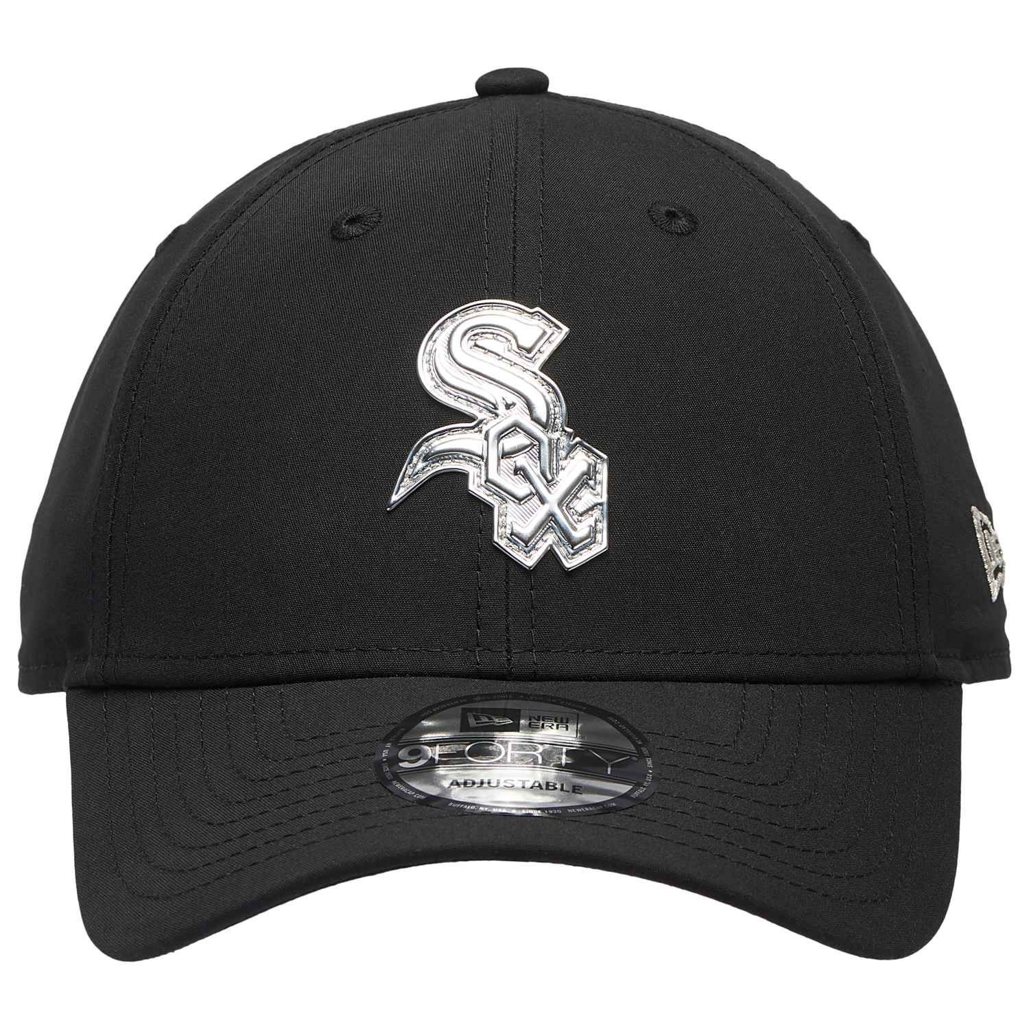 New Era White Sox Pin 9FORTY Cap - Men's - Black/White