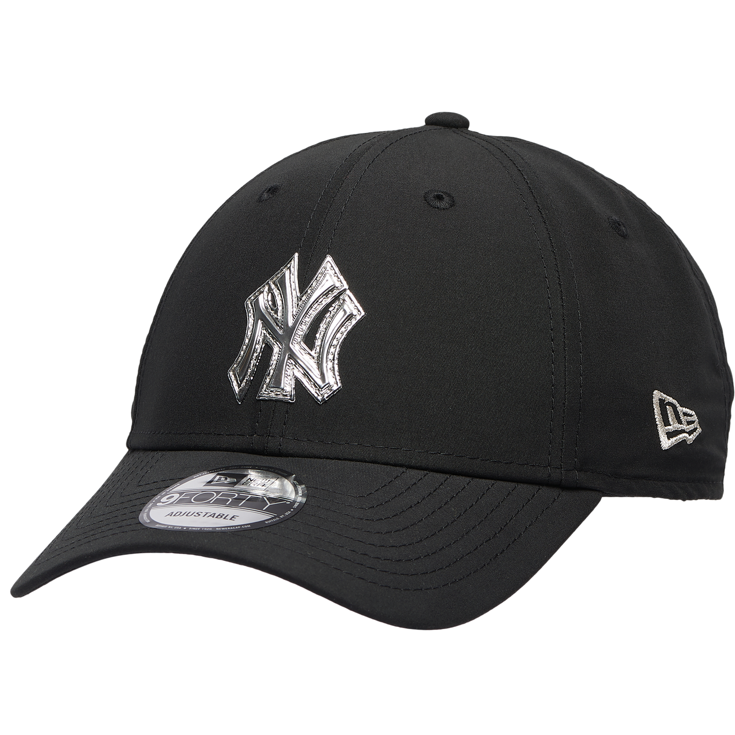 New Era Yankees Pin 9FORTY Cap - Men's - Black/White