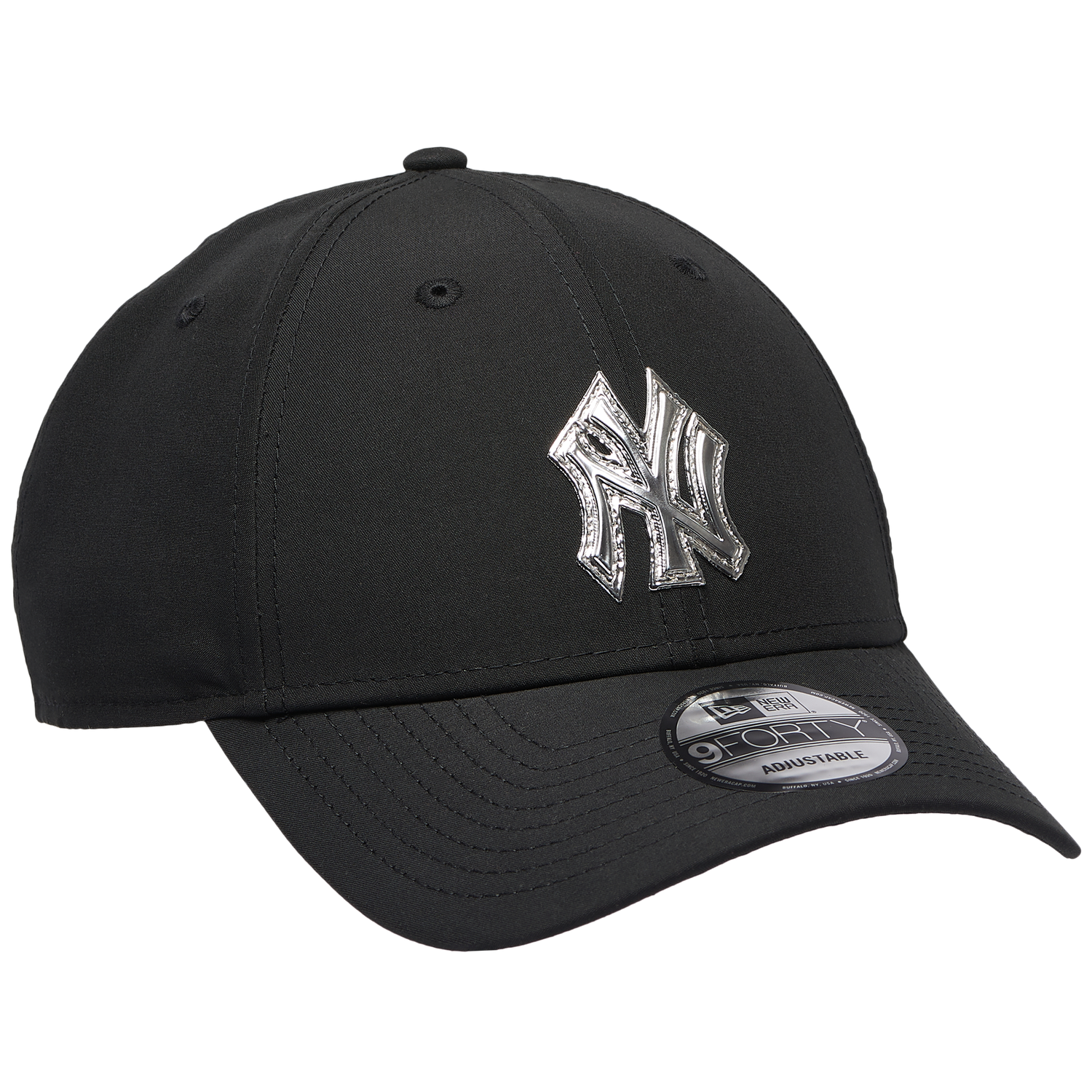 New Era Yankees Pin 9FORTY Cap - Men's - Black/White