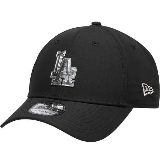 New Era Dodgers Pin 9FORTY Cap - Men's - Black/Silver