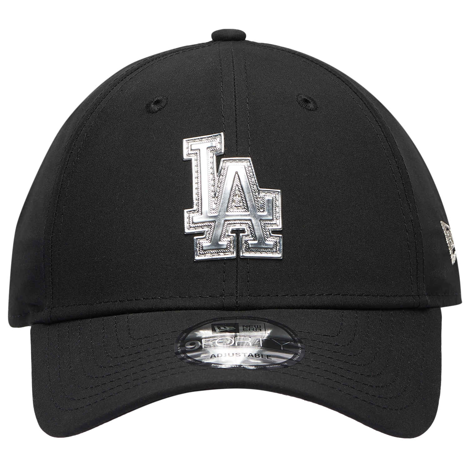 New Era Dodgers Pin 9FORTY Cap - Men's - Black/Silver
