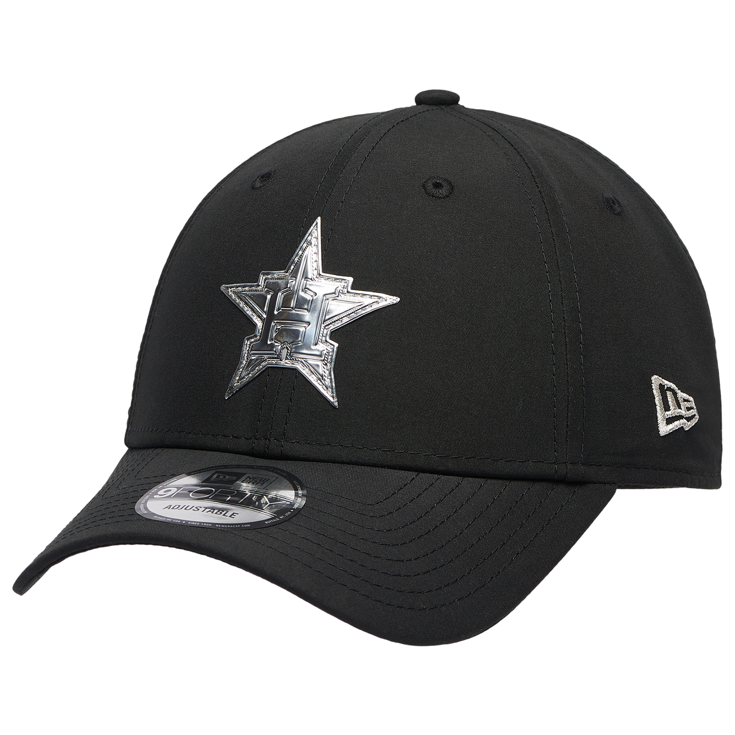 New Era Astros Pin 9FORTY Cap - Men's - Black/White