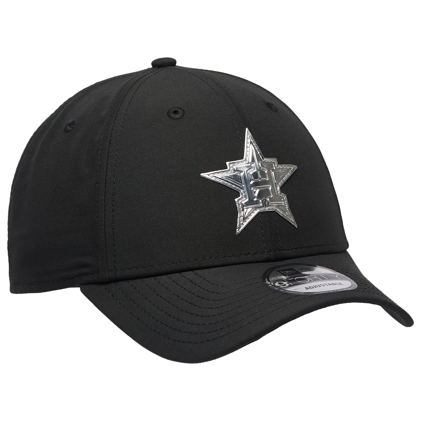 New Era Astros Pin 9FORTY Cap - Men's - Black/White