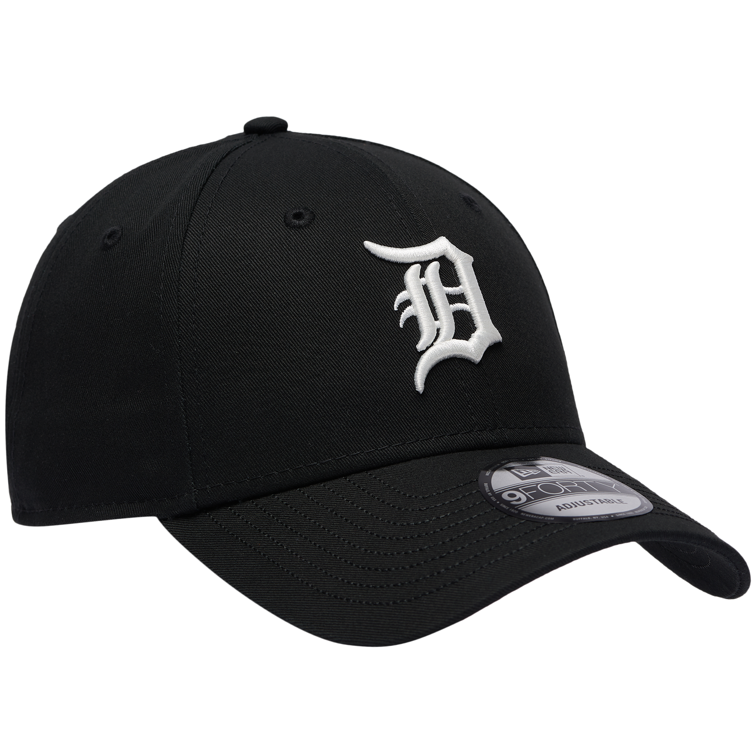 New Era Tigers Visor Script 9FORTY Cap - Men's - Black/White