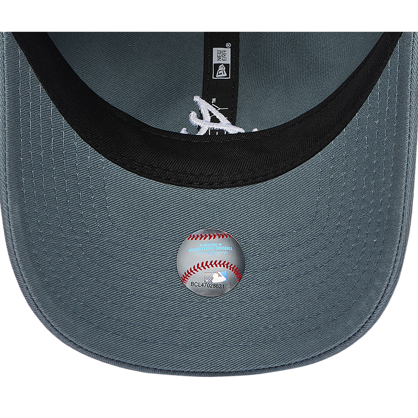 New Era Braves Washed Mini 9TWENTY Cap - Men's - Dark Grey/White