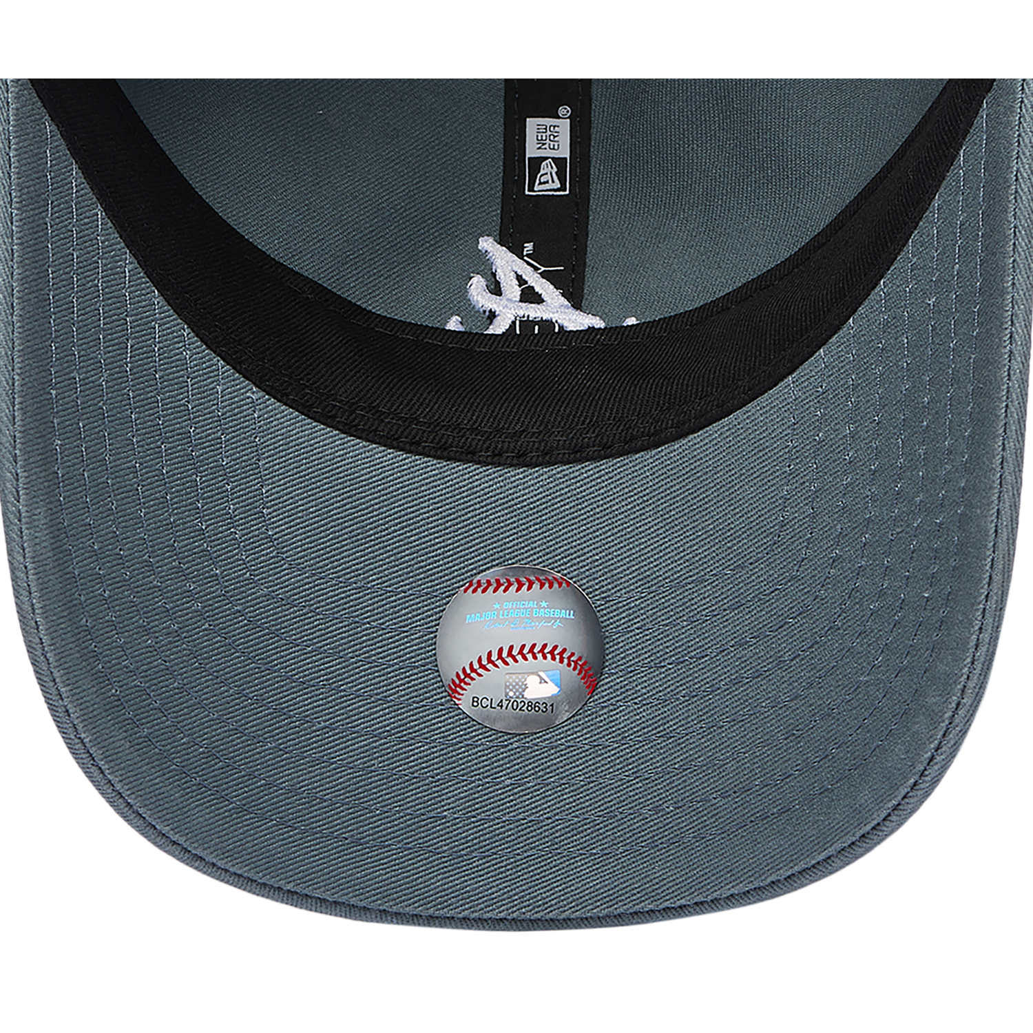 New Era Braves Washed Mini 9TWENTY Cap - Men's - Dark Grey/White