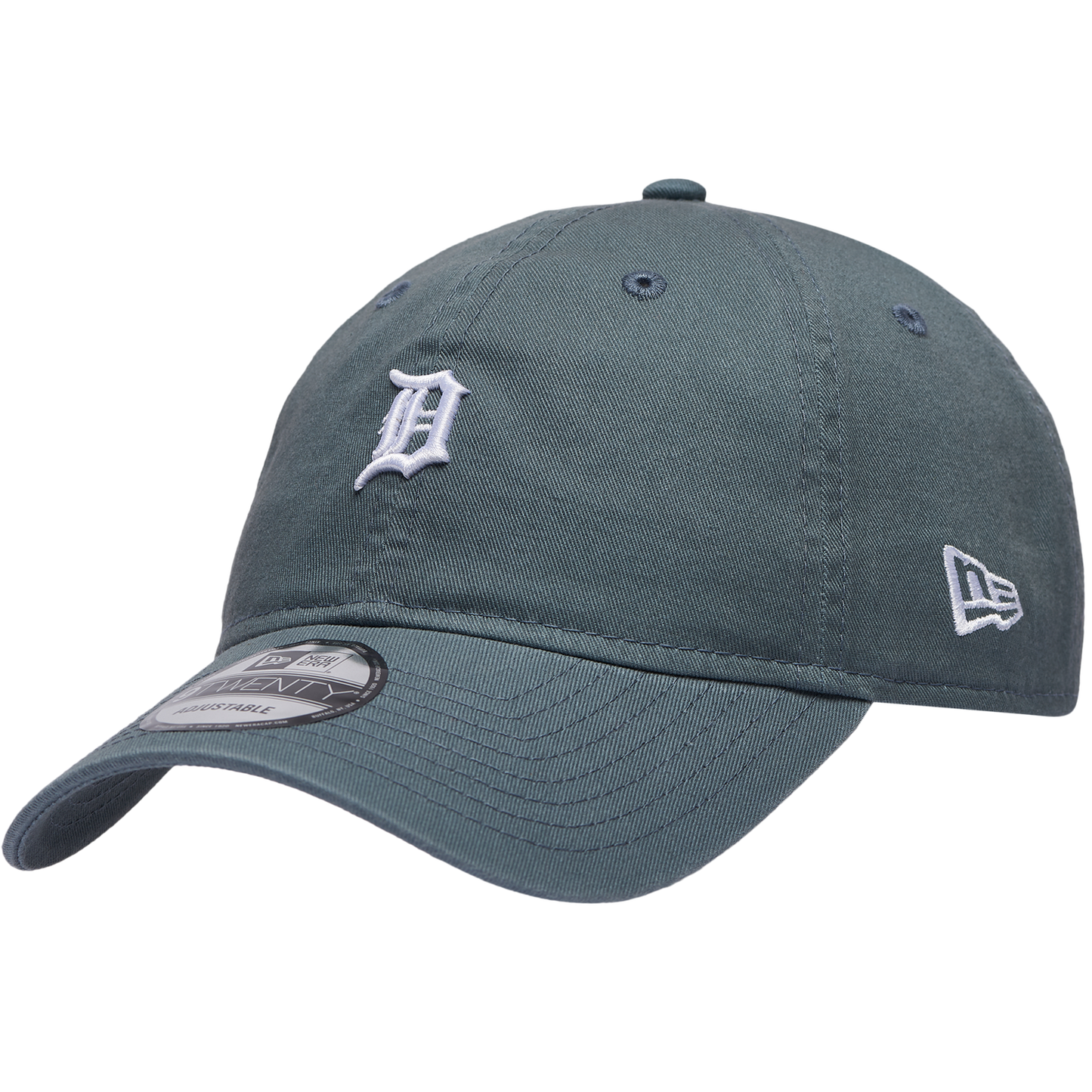New Era Tigers Washed Mini 9TWENTY Cap - Men's - Dark Grey/White