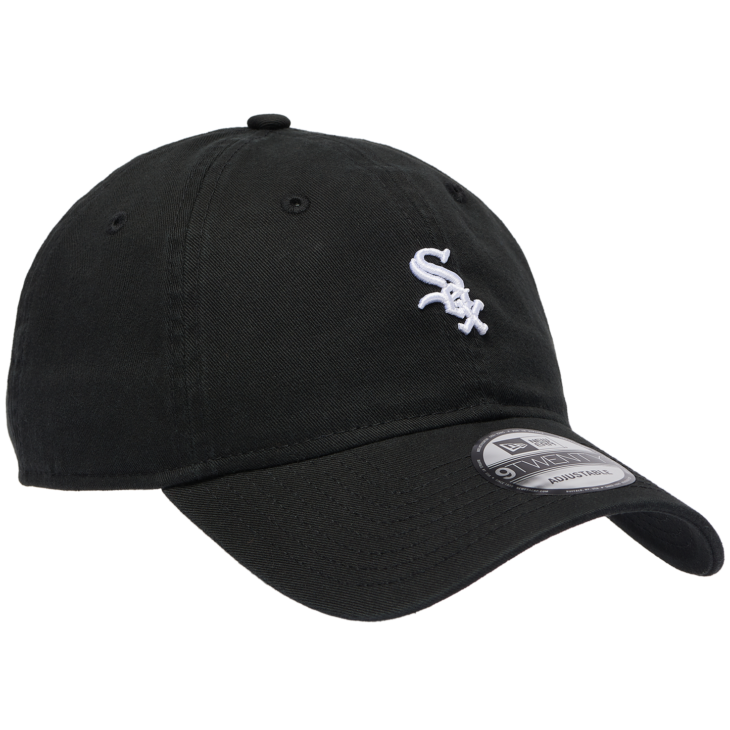 New Era White Sox Washed Mini 9TWENTY Cap - Men's - Black/White