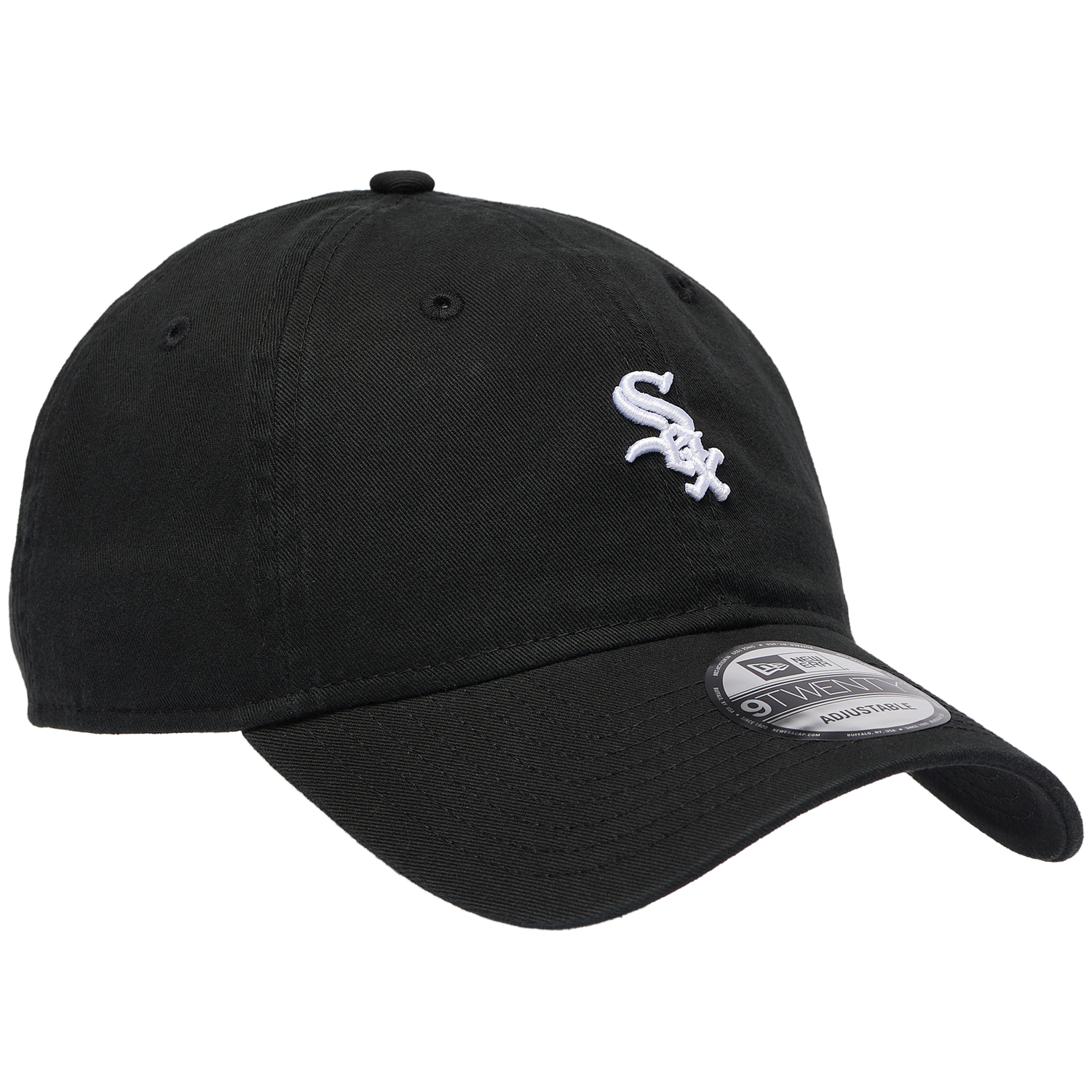 New Era White Sox Washed Mini 9TWENTY Cap - Men's - Black/White