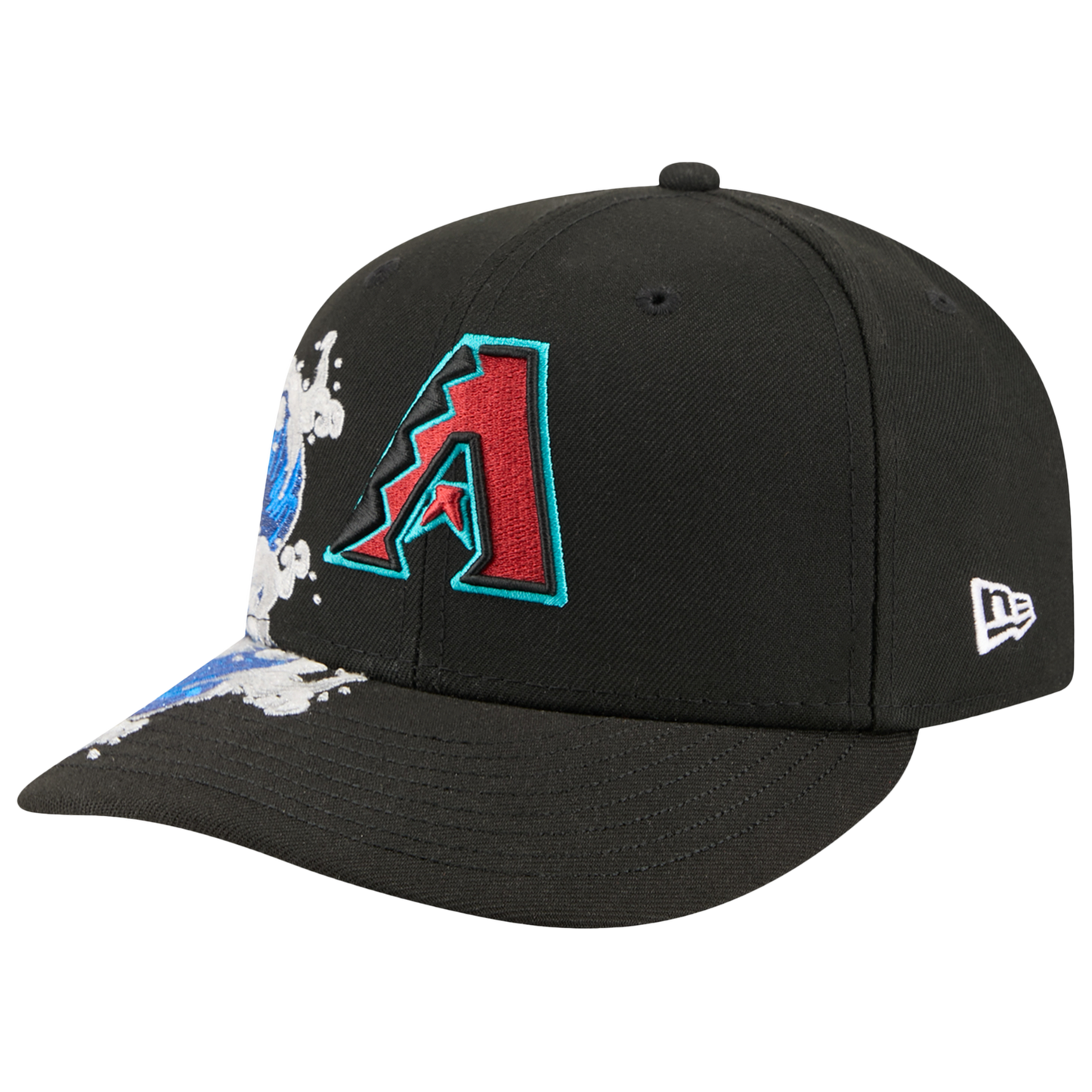 New Era Diamondbacks VISSURF 5950 Cap - Men's - Black/Blue