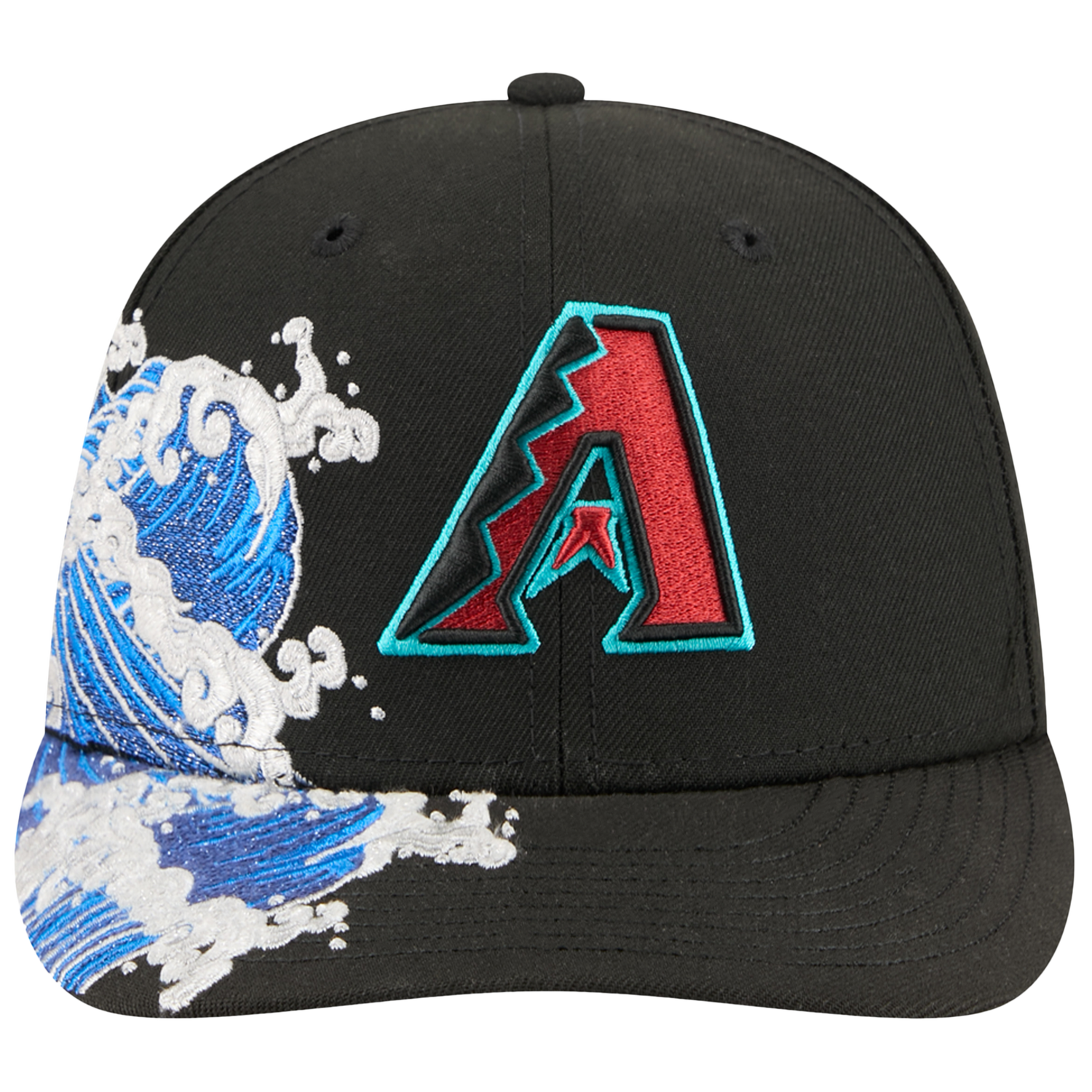 New Era Diamondbacks VISSURF 5950 Cap - Men's - Black/Blue