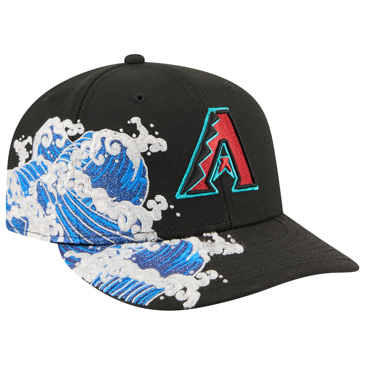 New Era Diamondbacks VISSURF 5950 Cap - Men's - Black/Blue