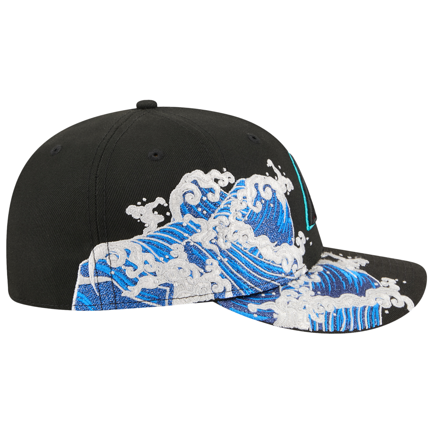 New Era Diamondbacks VISSURF 5950 Cap - Men's - Black/Blue