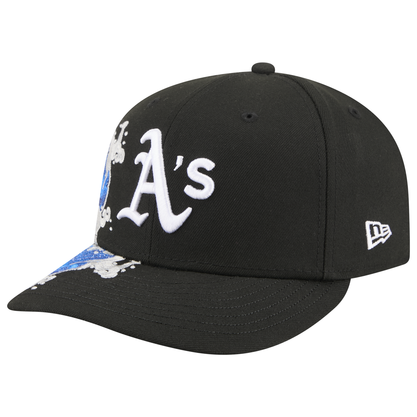 New Era Athletics VISSURF 5950 Cap - Men's - Black/Blue