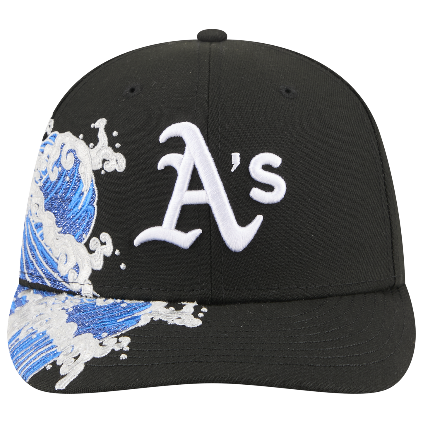New Era Athletics VISSURF 5950 Cap - Men's - Black/Blue