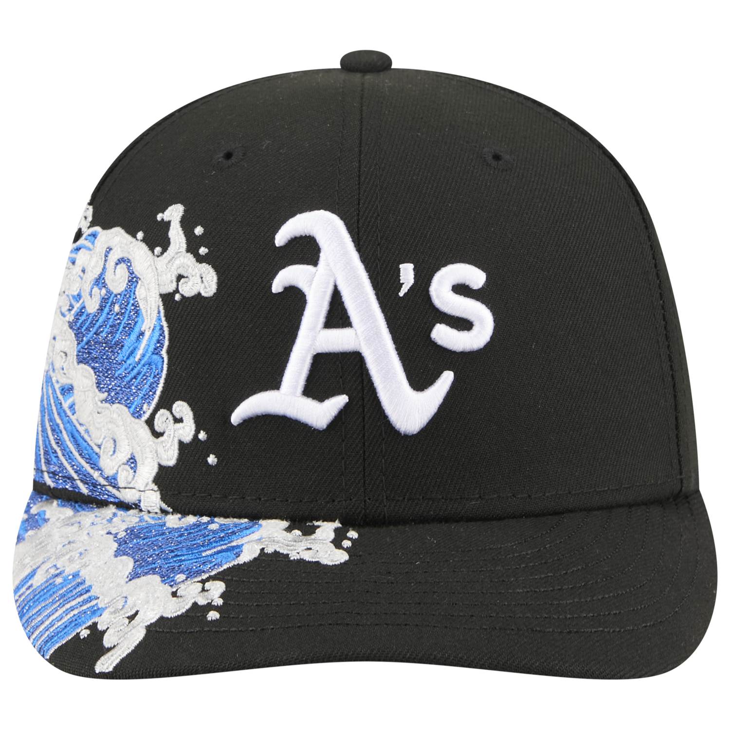 New Era Athletics VISSURF 5950 Cap - Men's - Black/Blue