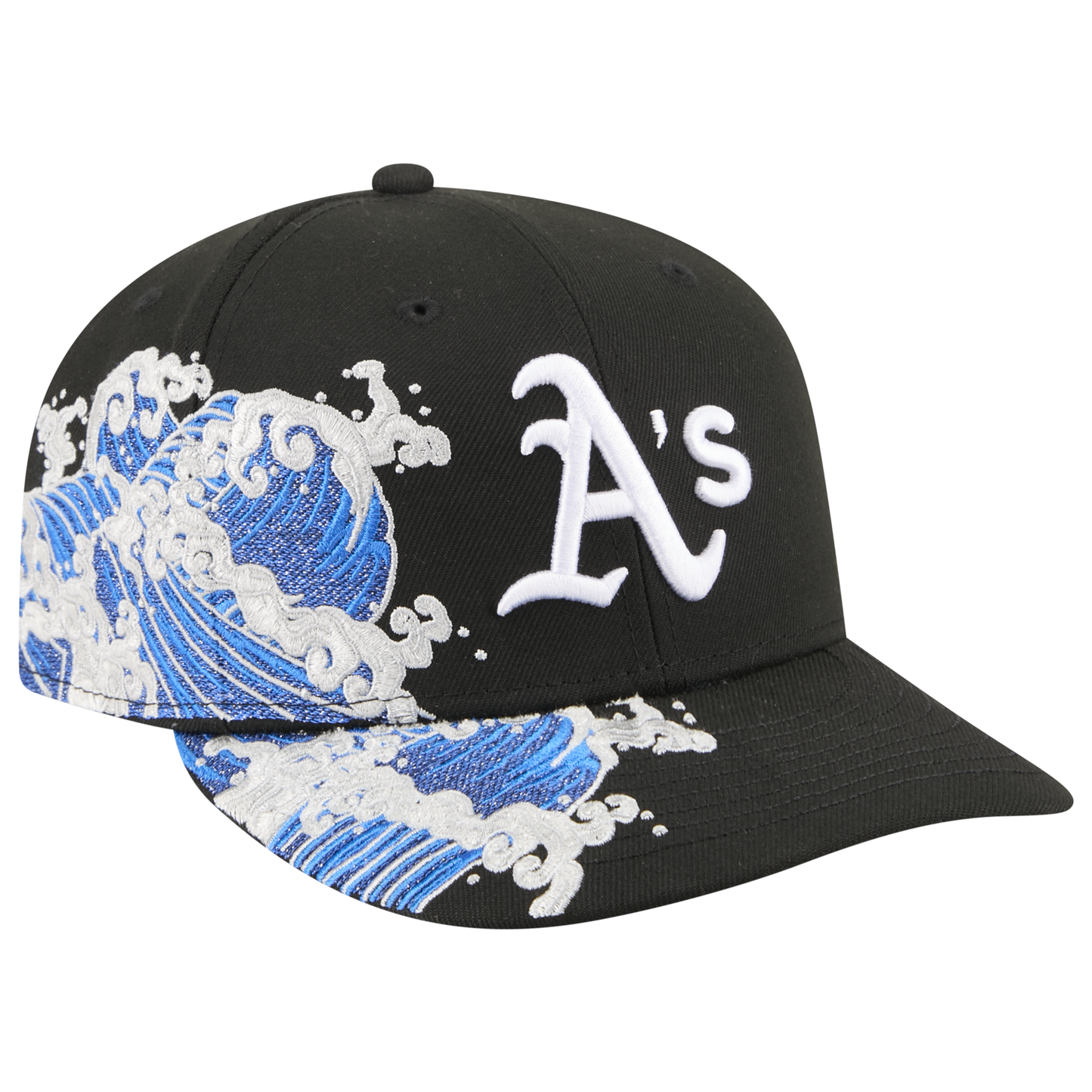 New Era Athletics VISSURF 5950 Cap - Men's - Black/Blue