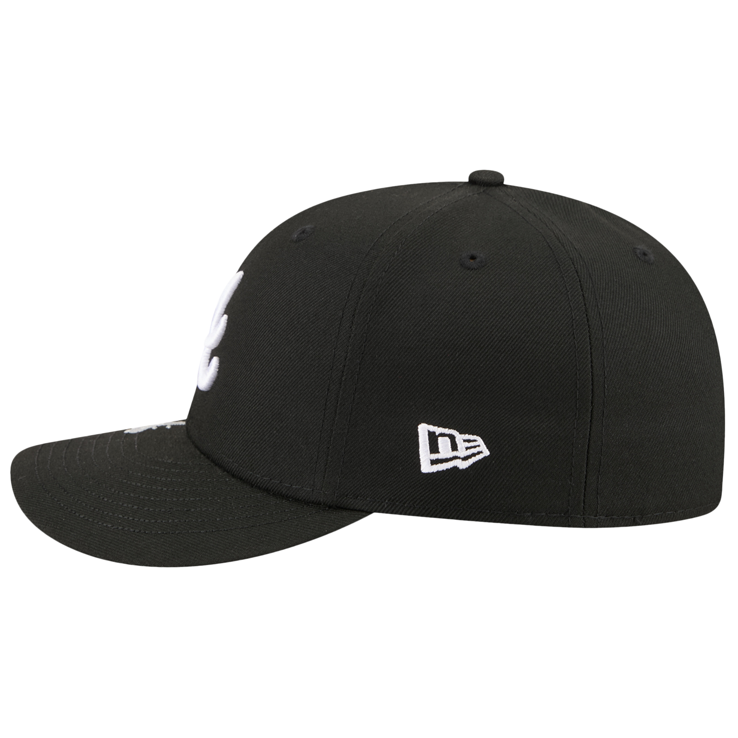 New Era Braves VISSURF 5950 Cap - Men's - Black/Blue