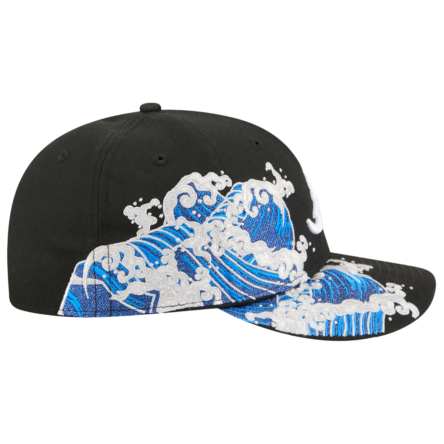 New Era Braves VISSURF 5950 Cap - Men's - Black/Blue