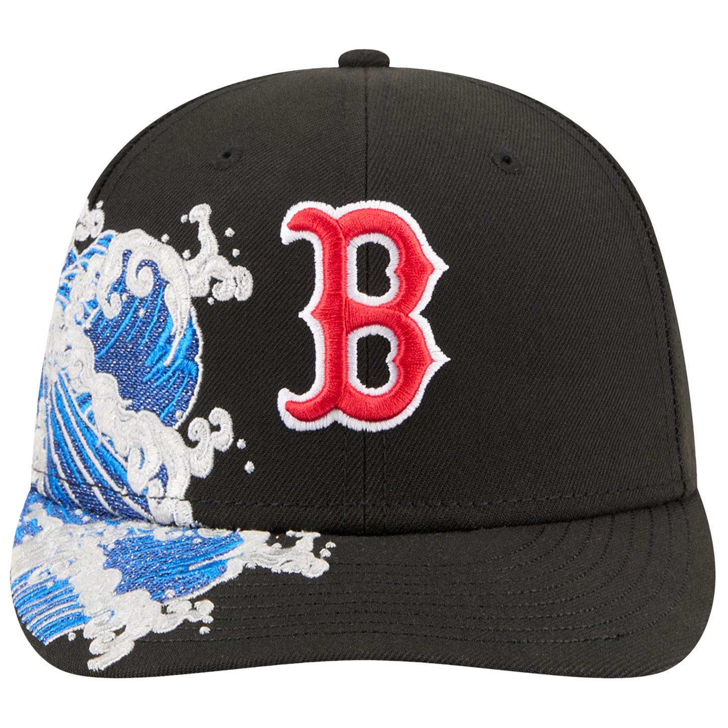 New Era Red Sox VISSURF 5950 Cap - Men's - Black/Blue