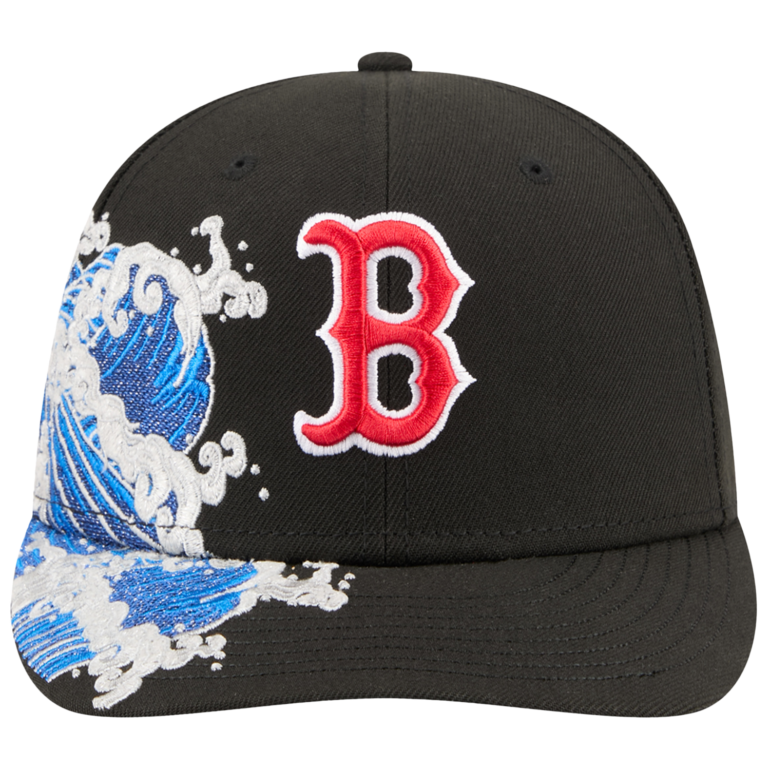 New Era Red Sox VISSURF 5950 Cap - Men's - Black/Blue