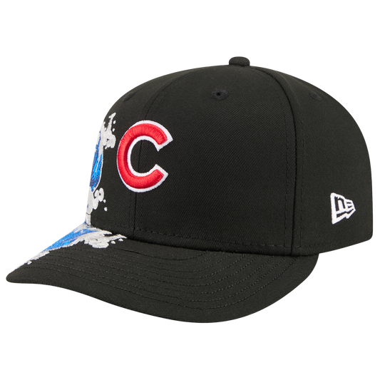 New Era Cubs VISSURF 5950 Cap - Men's - Black/Blue