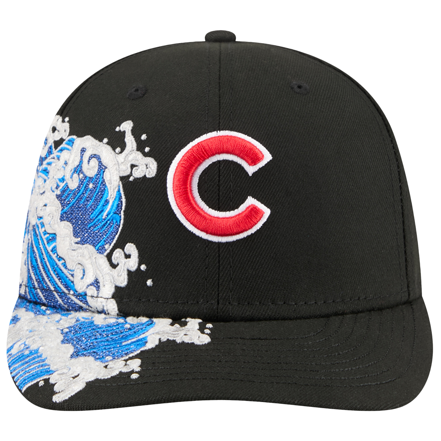 New Era Cubs VISSURF 5950 Cap - Men's - Black/Blue