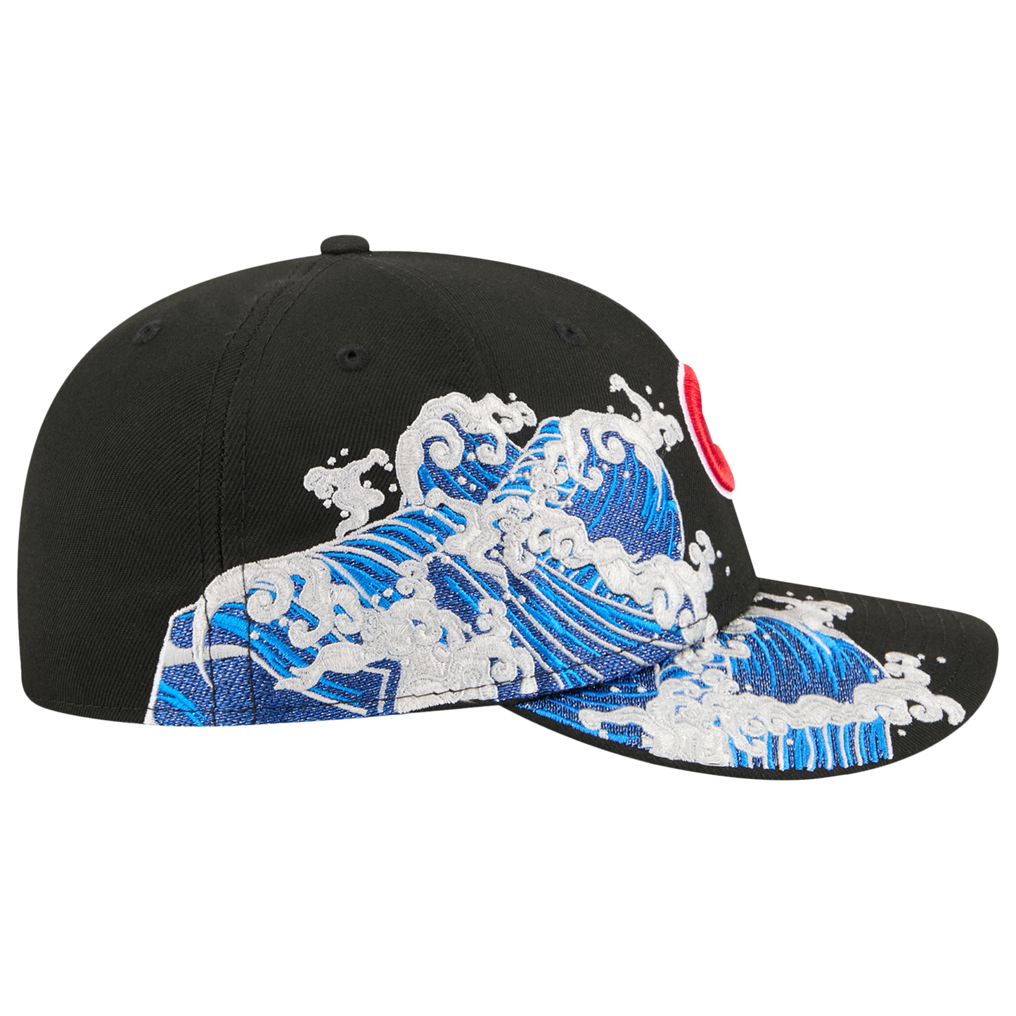 New Era Cubs VISSURF 5950 Cap - Men's - Black/Blue