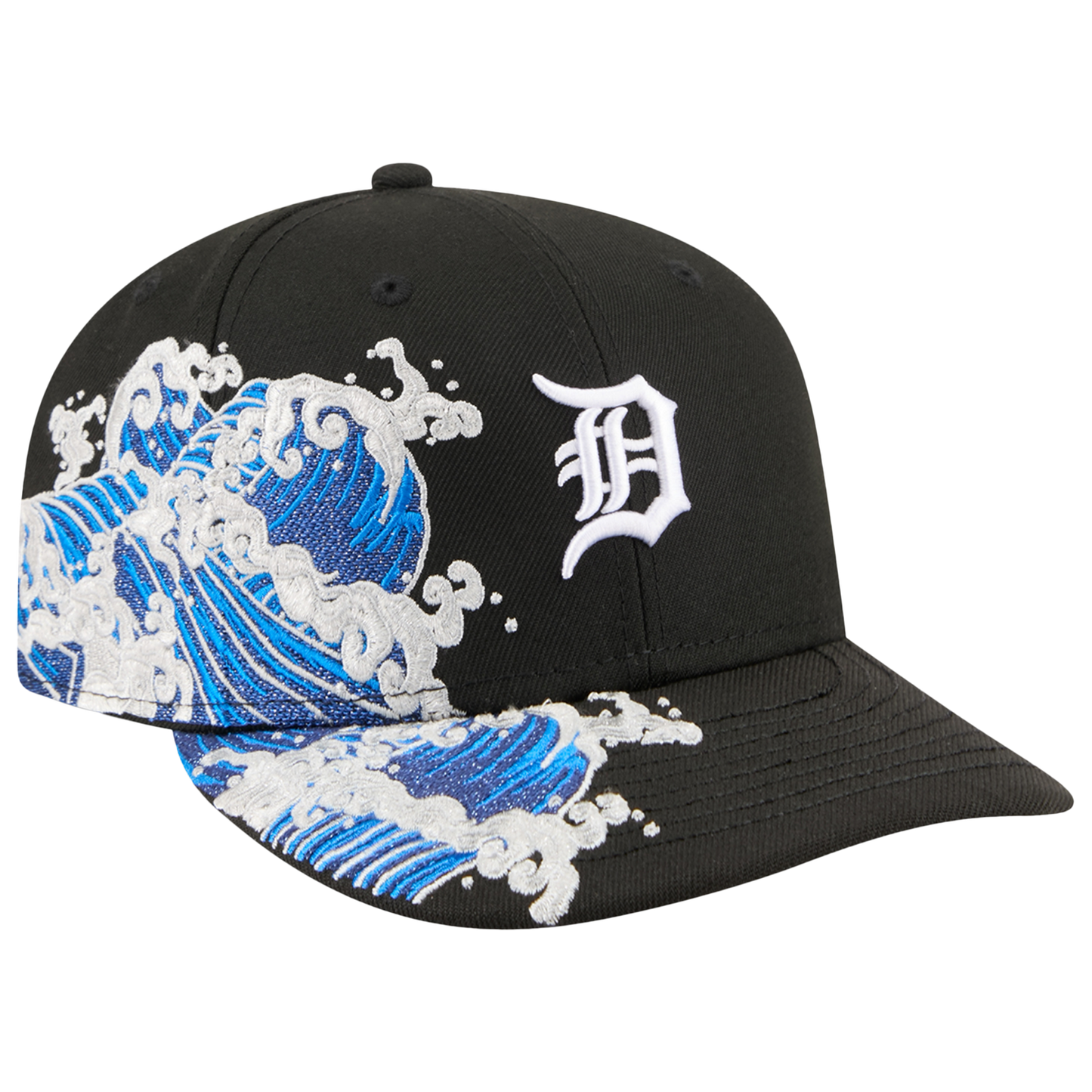 New Era Tigers VISSURF 5950 Cap - Men's - Black/Blue