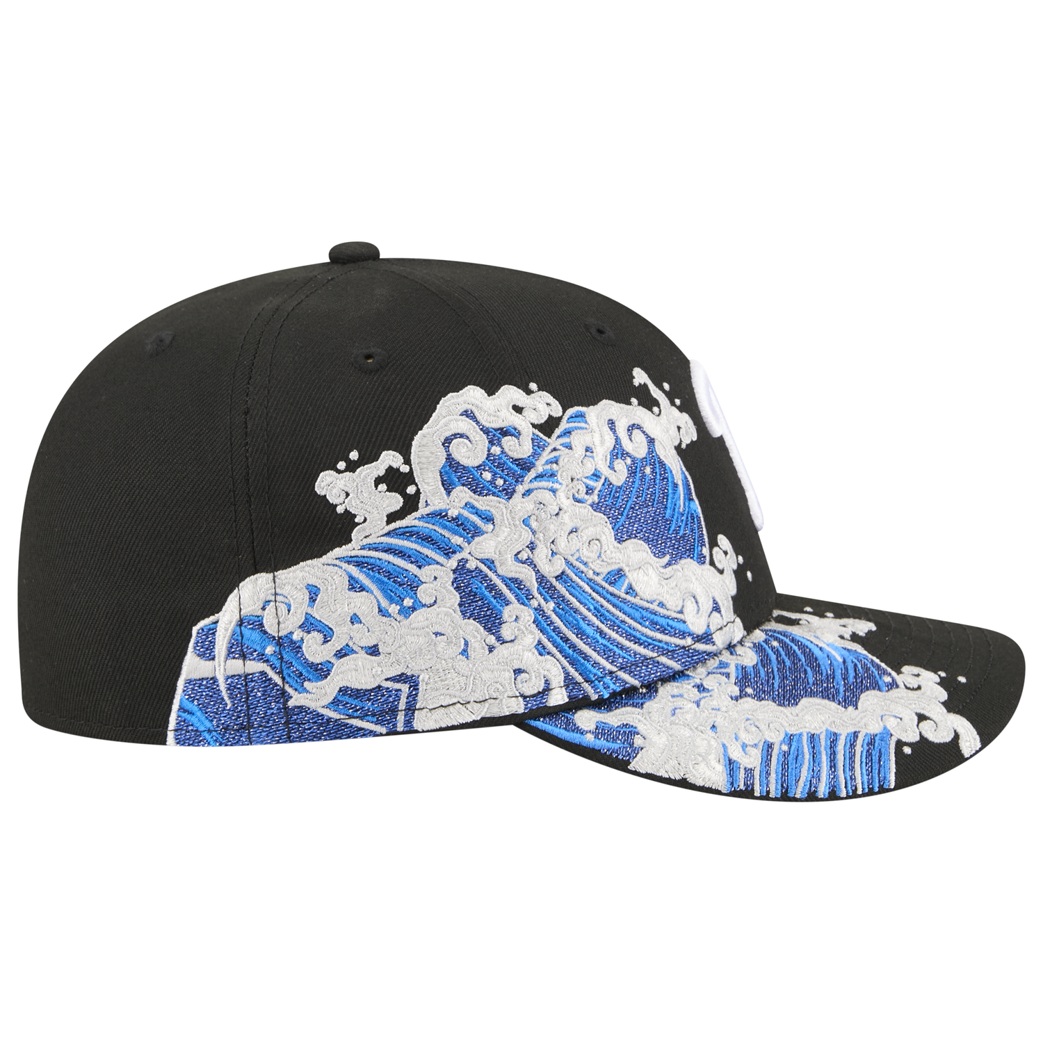 New Era Phillies VISSURF 5950 Cap - Men's - Blue/Black
