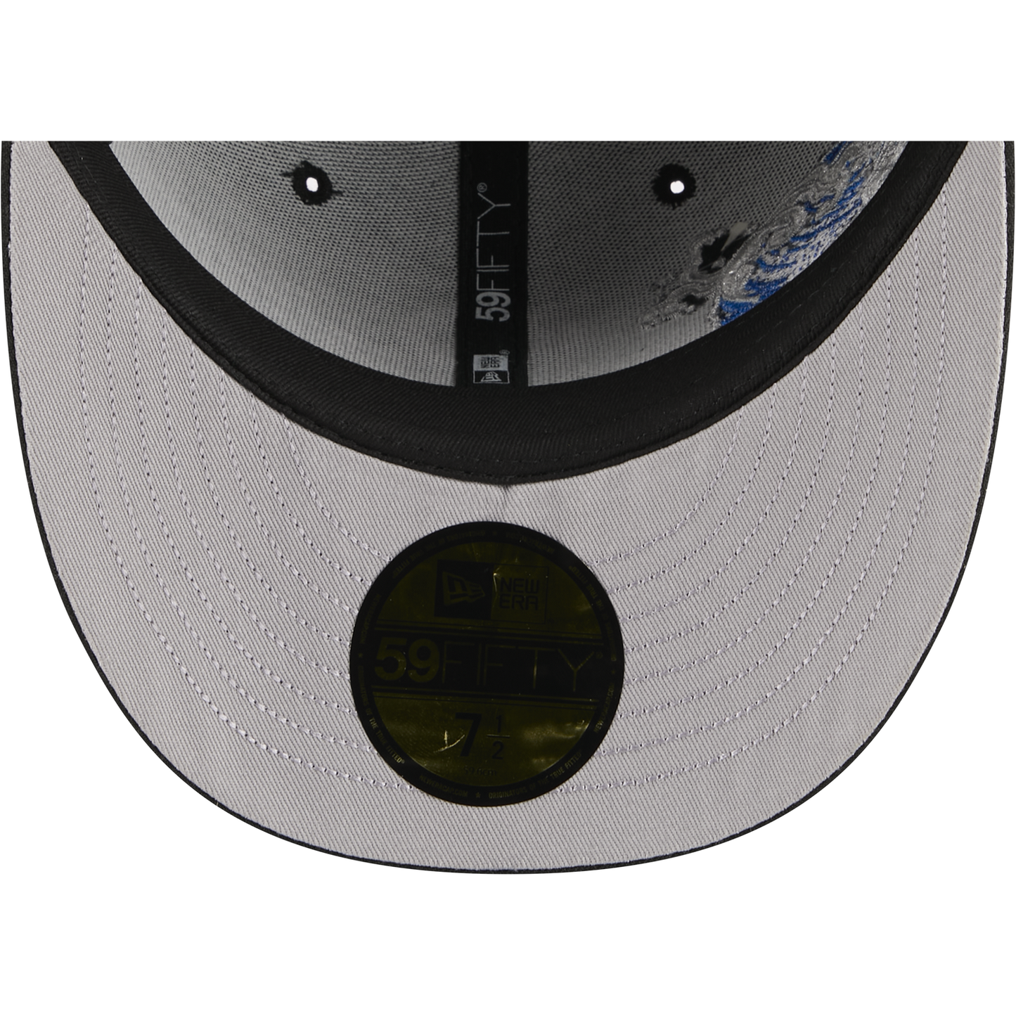 New Era Phillies VISSURF 5950 Cap - Men's - Blue/Black