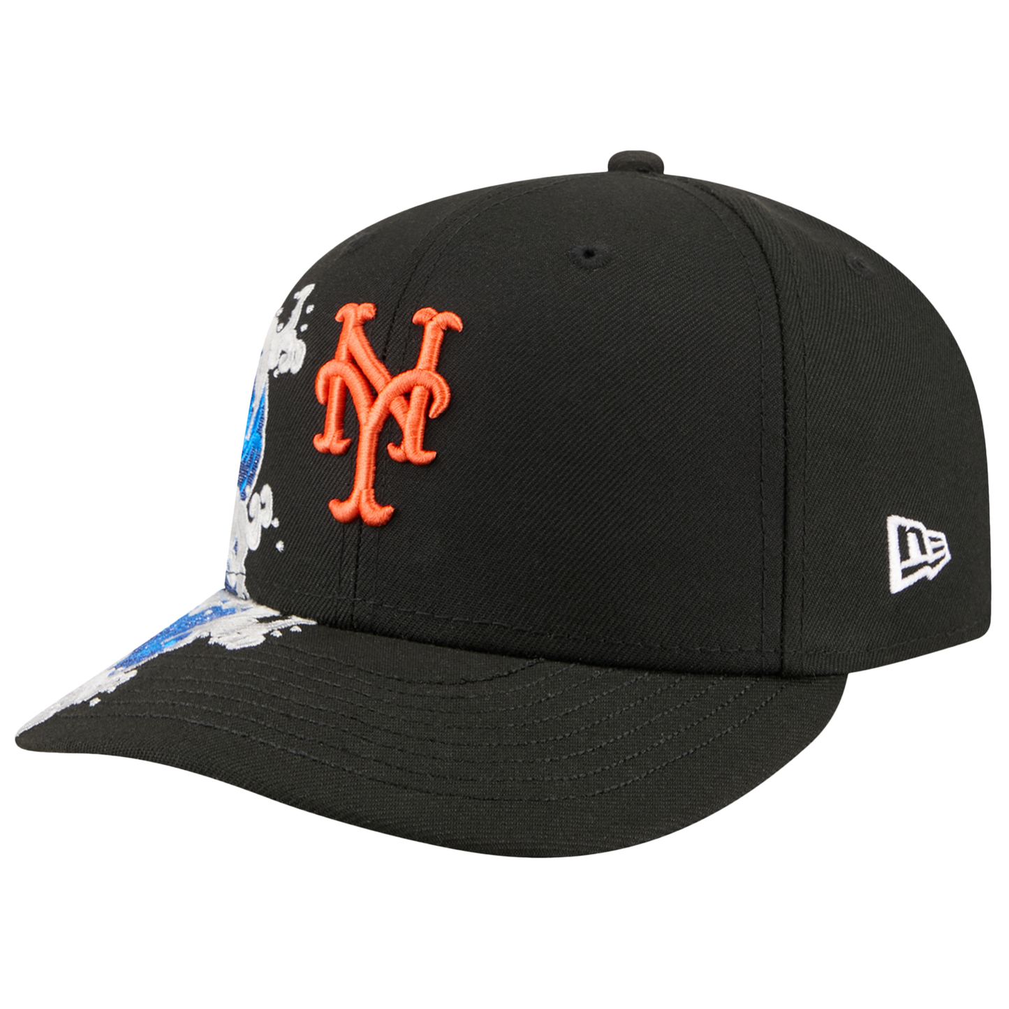 New Era Mets VISSURF 5950 Cap - Men's - Black/Blue