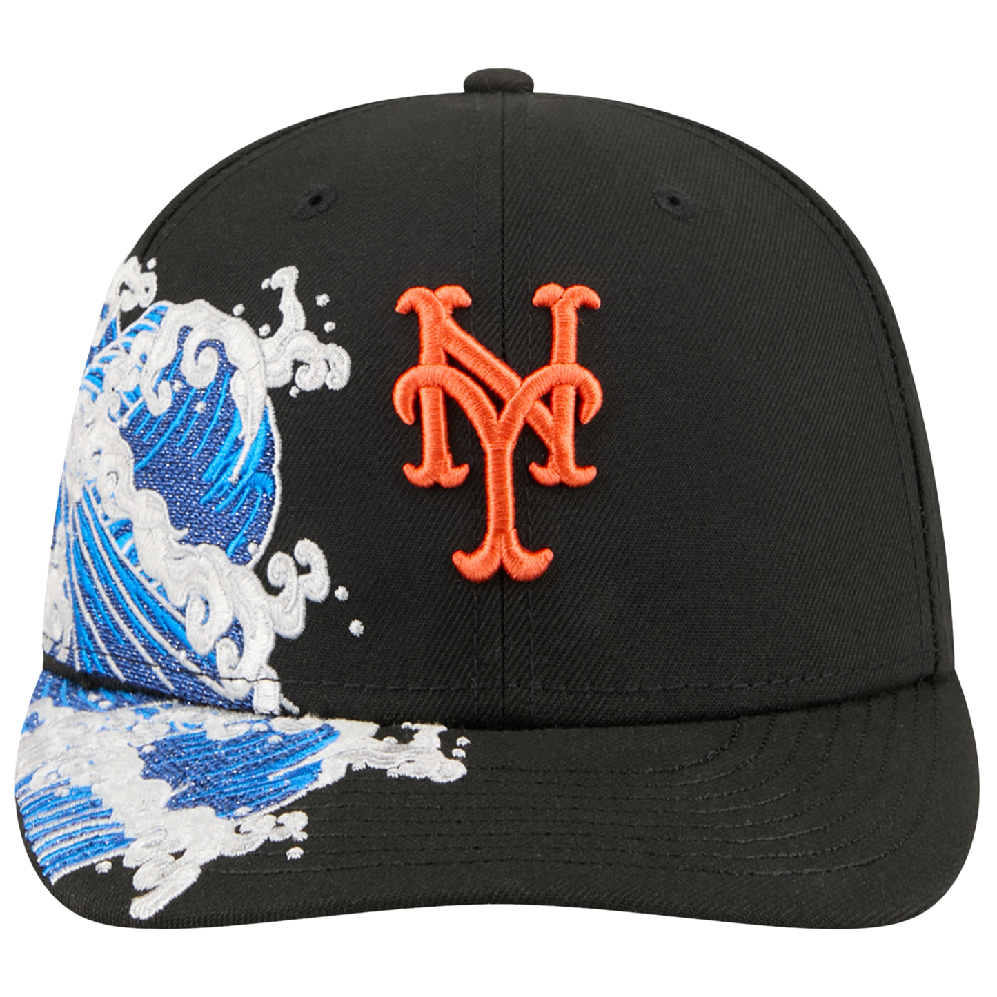 New Era Mets VISSURF 5950 Cap - Men's - Black/Blue