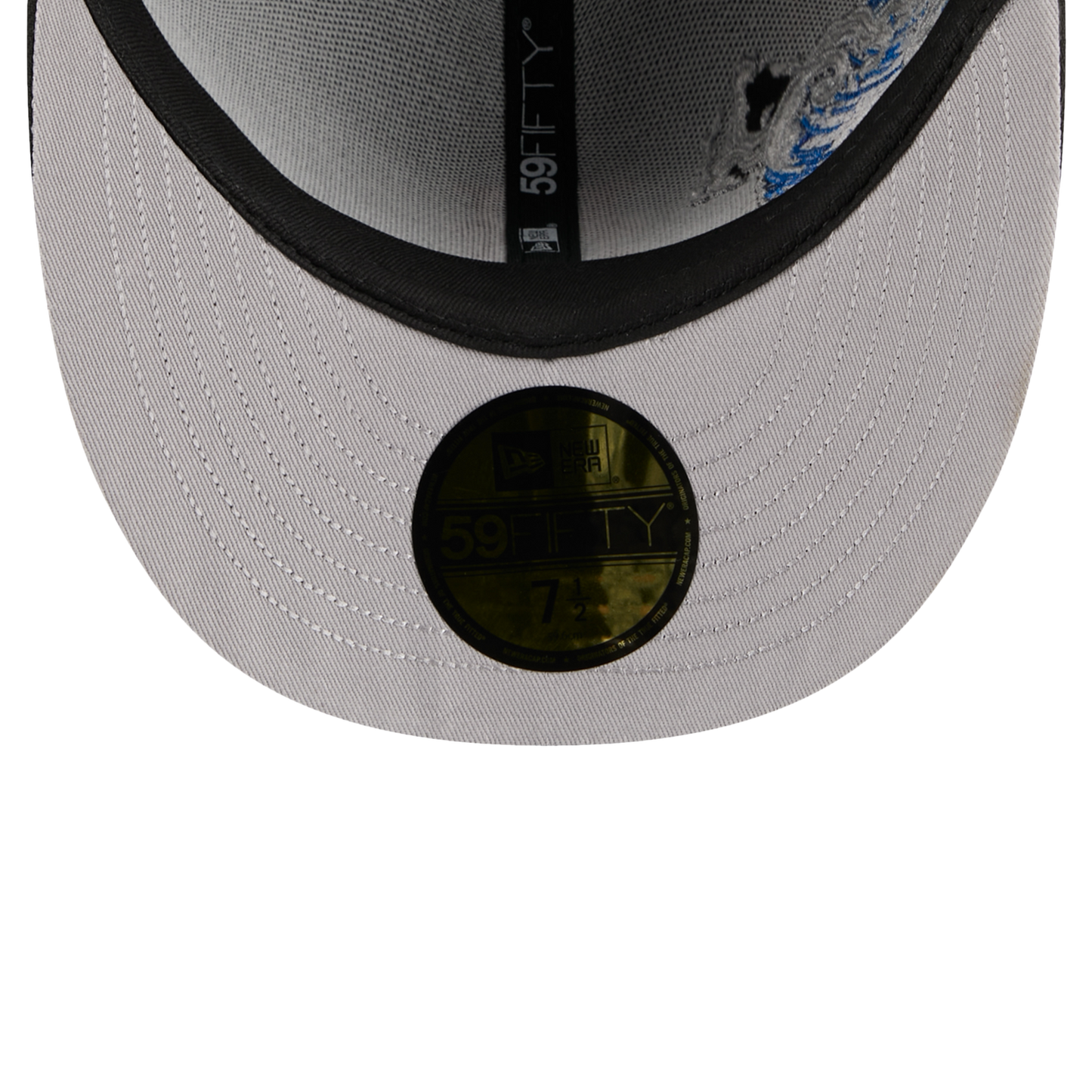New Era Mets VISSURF 5950 Cap - Men's - Black/Blue