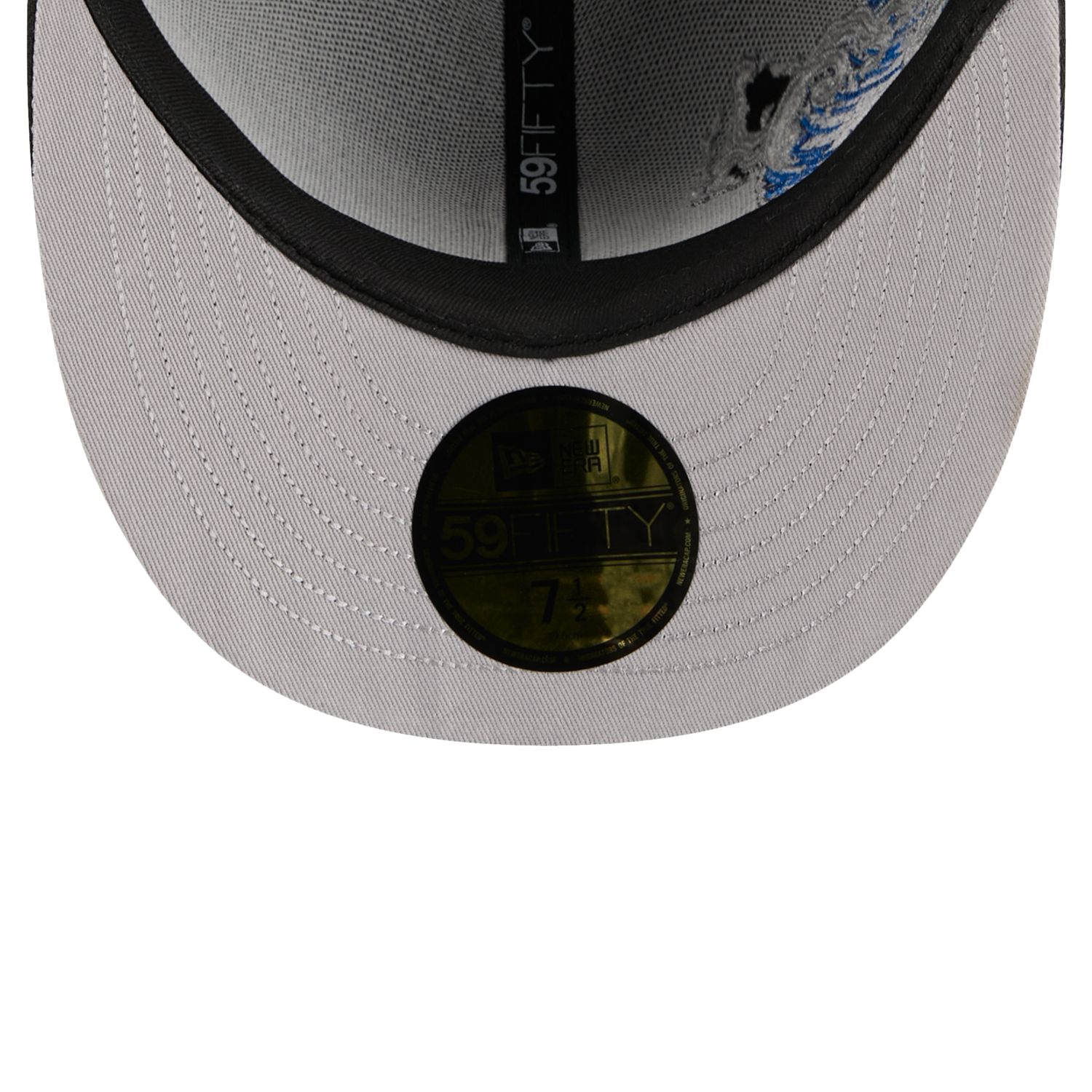 New Era Mets VISSURF 5950 Cap - Men's - Black/Blue