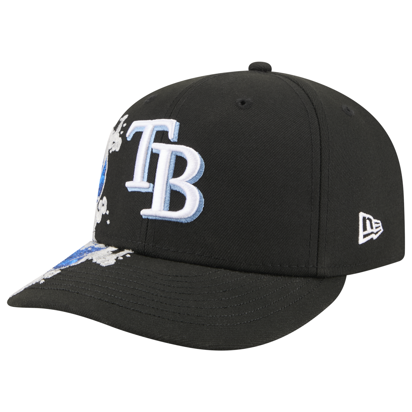 New Era Rays VISSURF 5950 Cap - Men's - Black/Blue