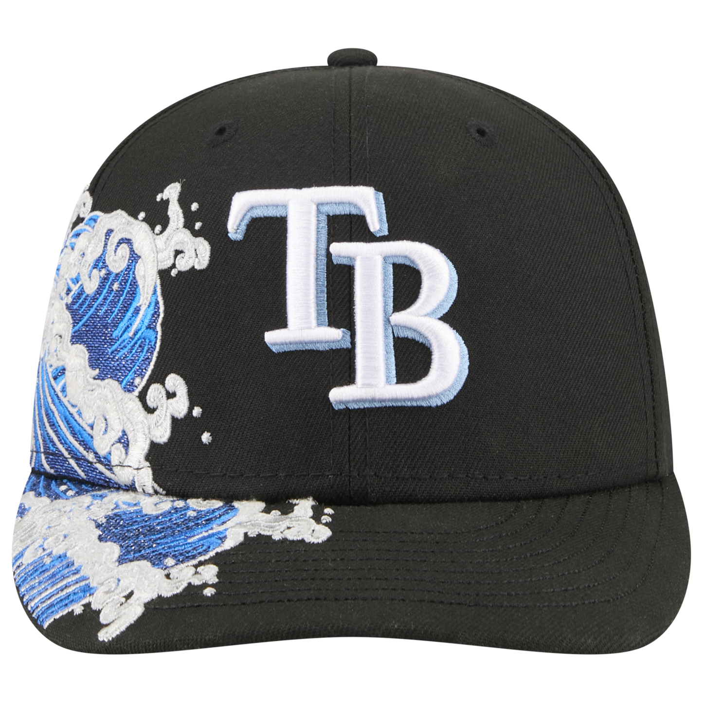 New Era Rays VISSURF 5950 Cap - Men's - Black/Blue