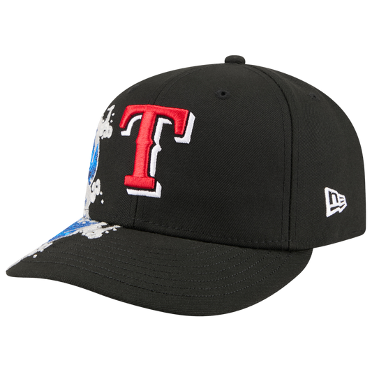 New Era Rangers VISSURF 5950 Cap - Men's - Black/Blue