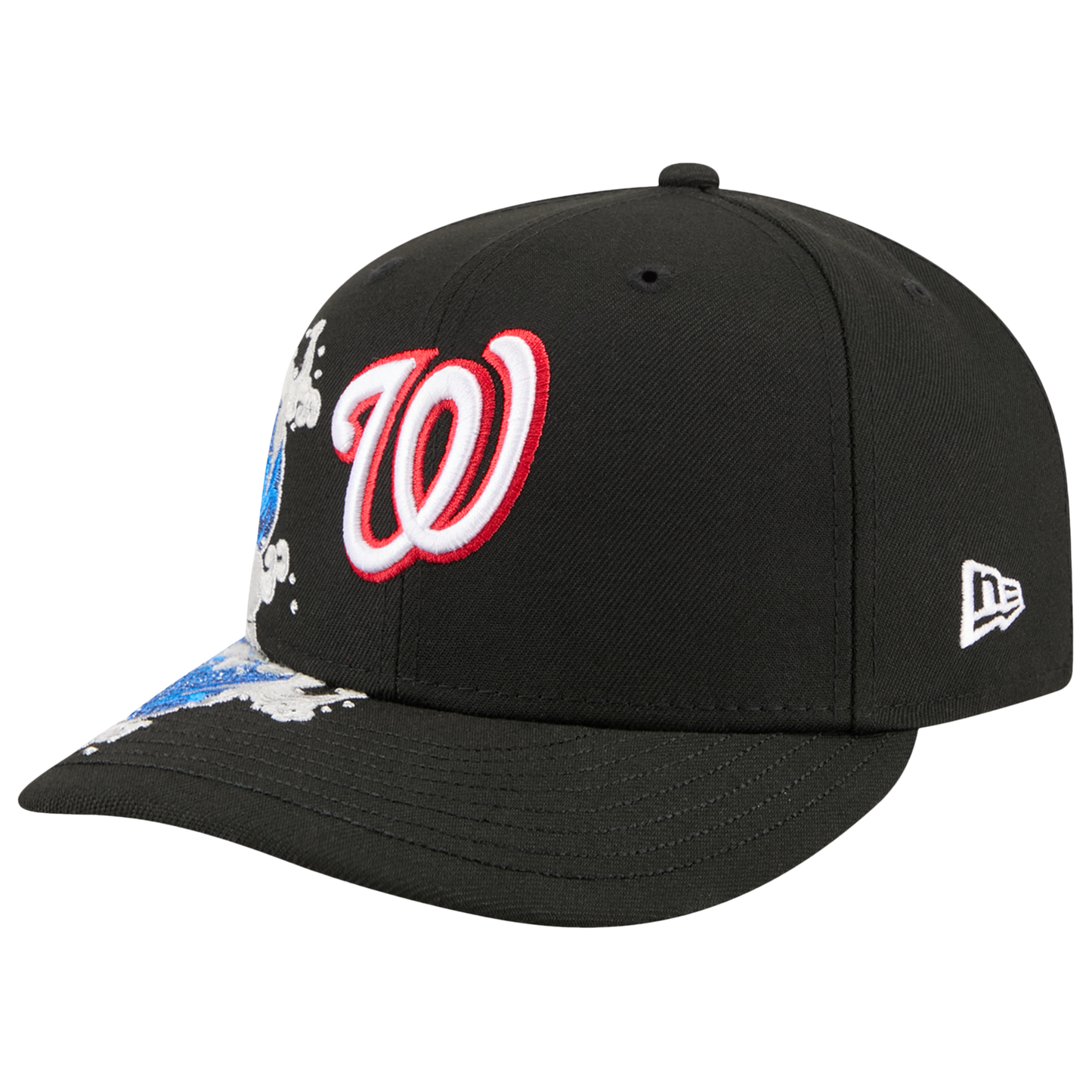 New Era Nationals VISSURF 5950 Cap - Men's - Black/Blue