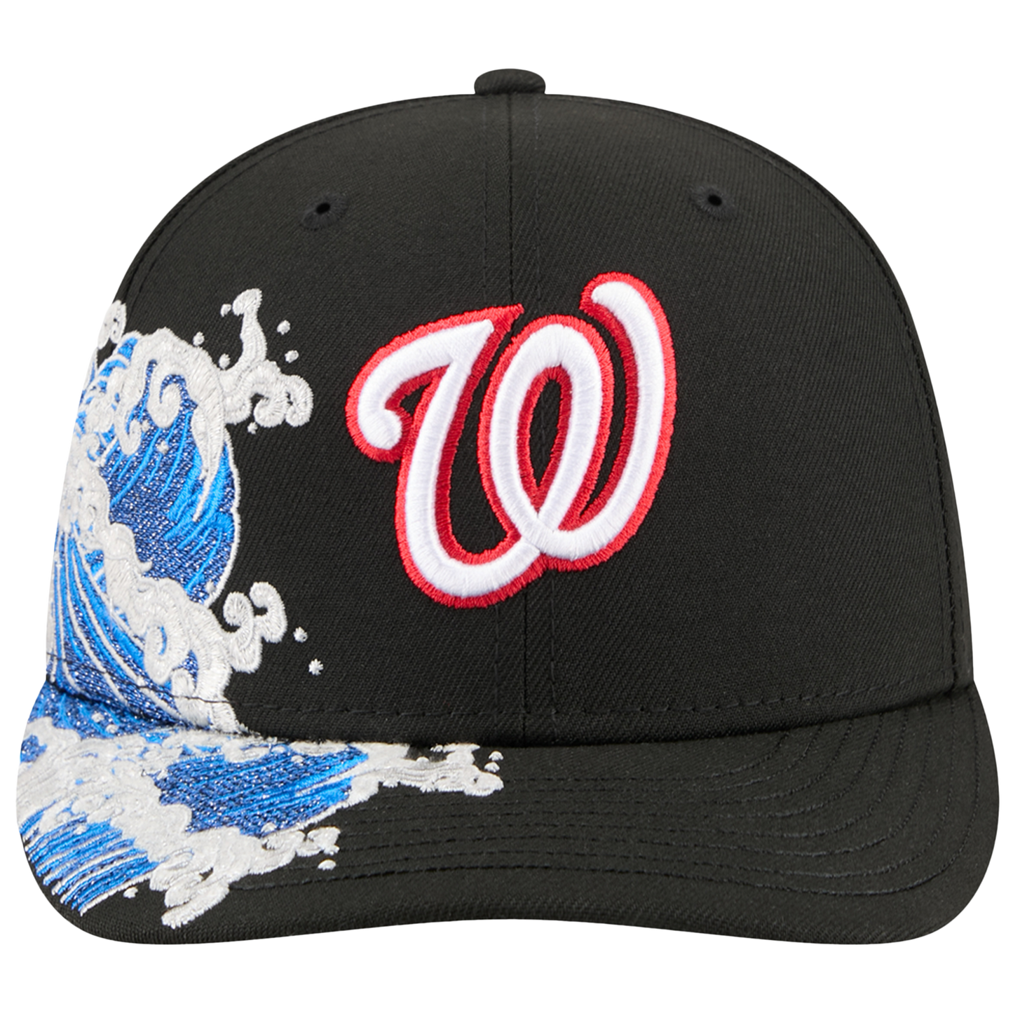 New Era Nationals VISSURF 5950 Cap - Men's - Black/Blue