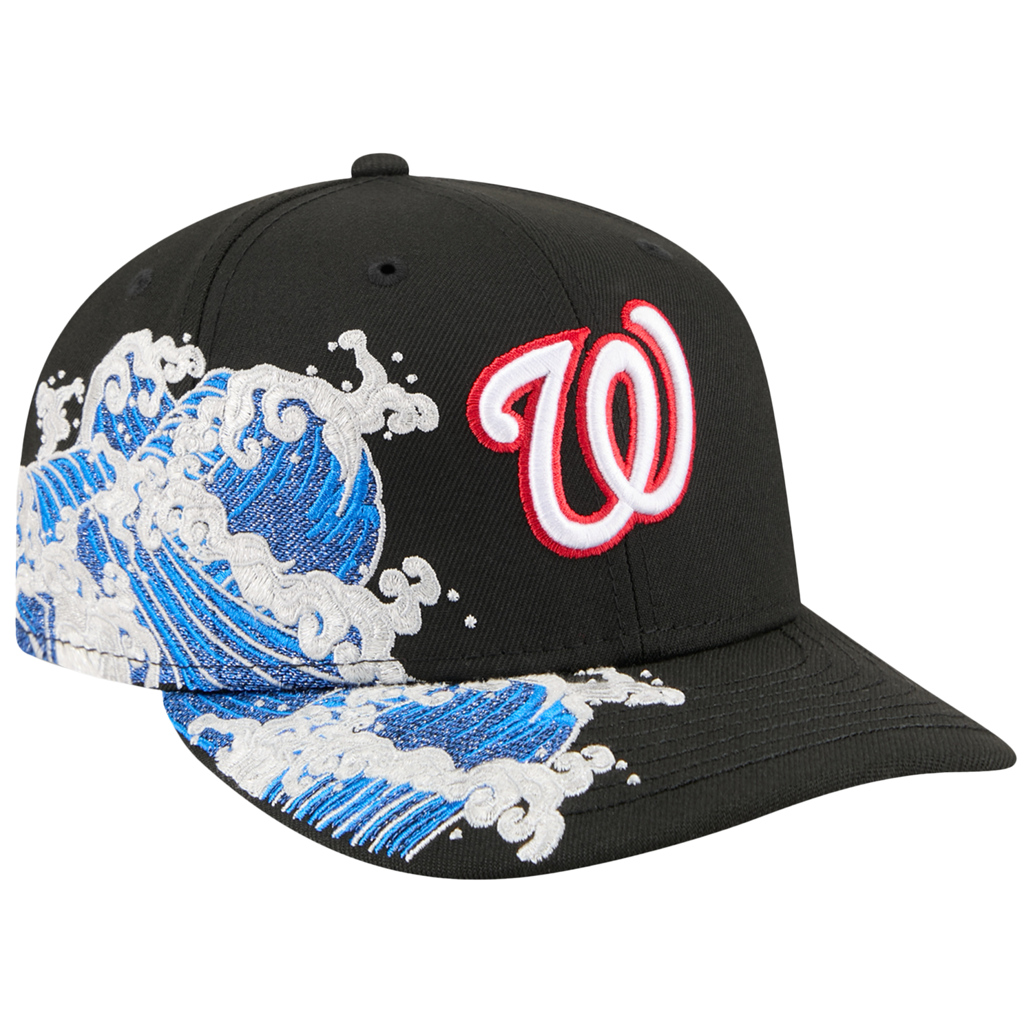 New Era Nationals VISSURF 5950 Cap - Men's - Black/Blue
