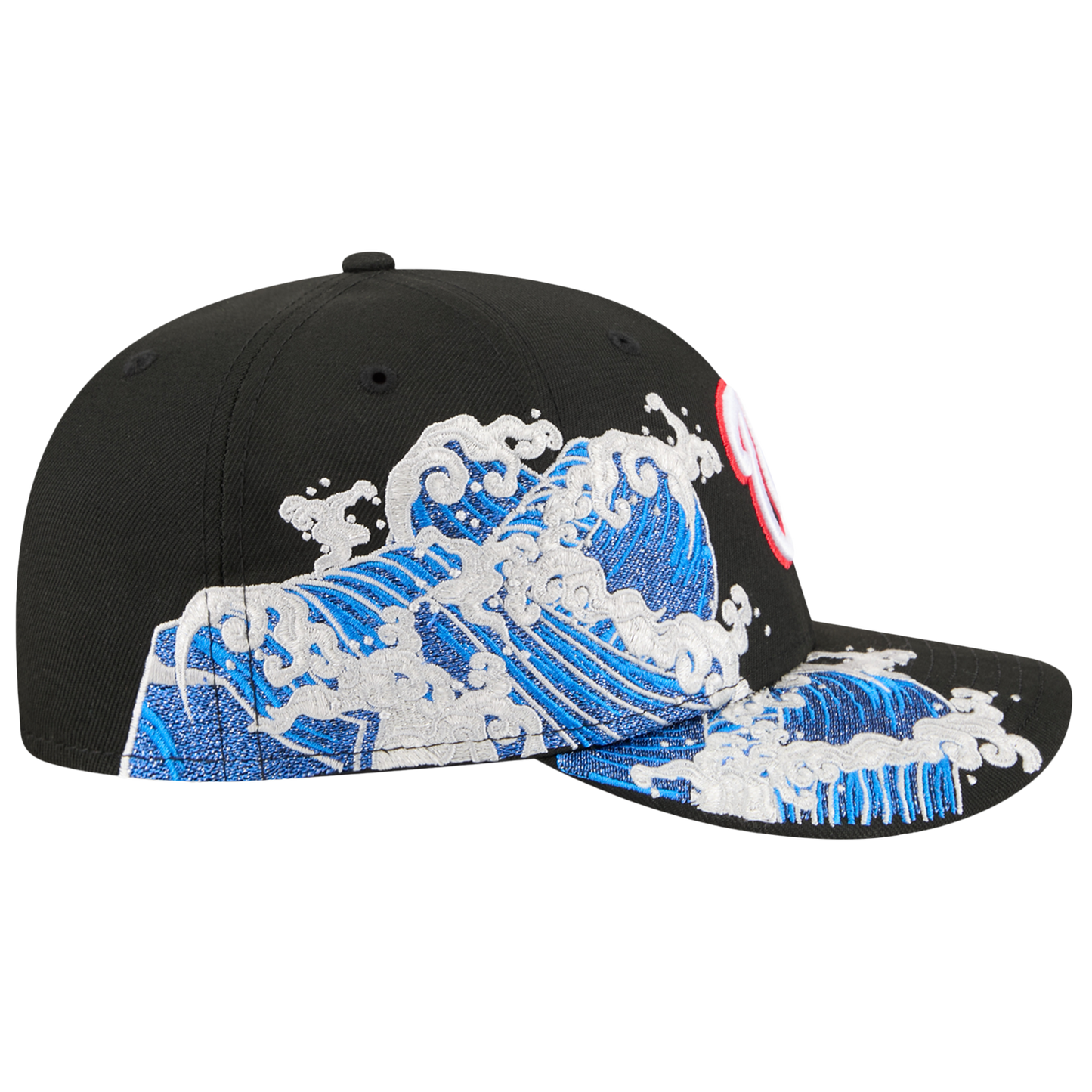 New Era Nationals VISSURF 5950 Cap - Men's - Black/Blue