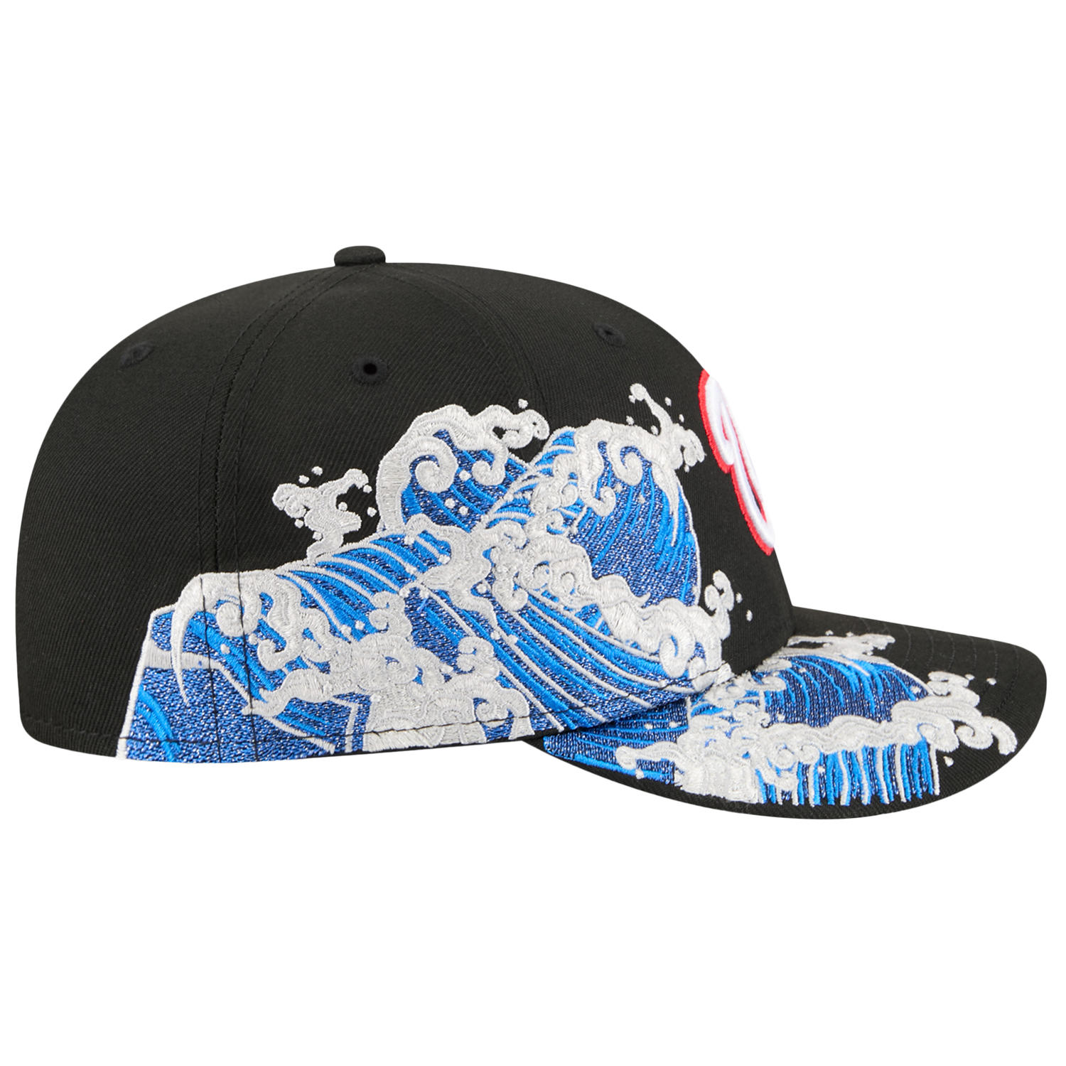 New Era Nationals VISSURF 5950 Cap - Men's - Black/Blue