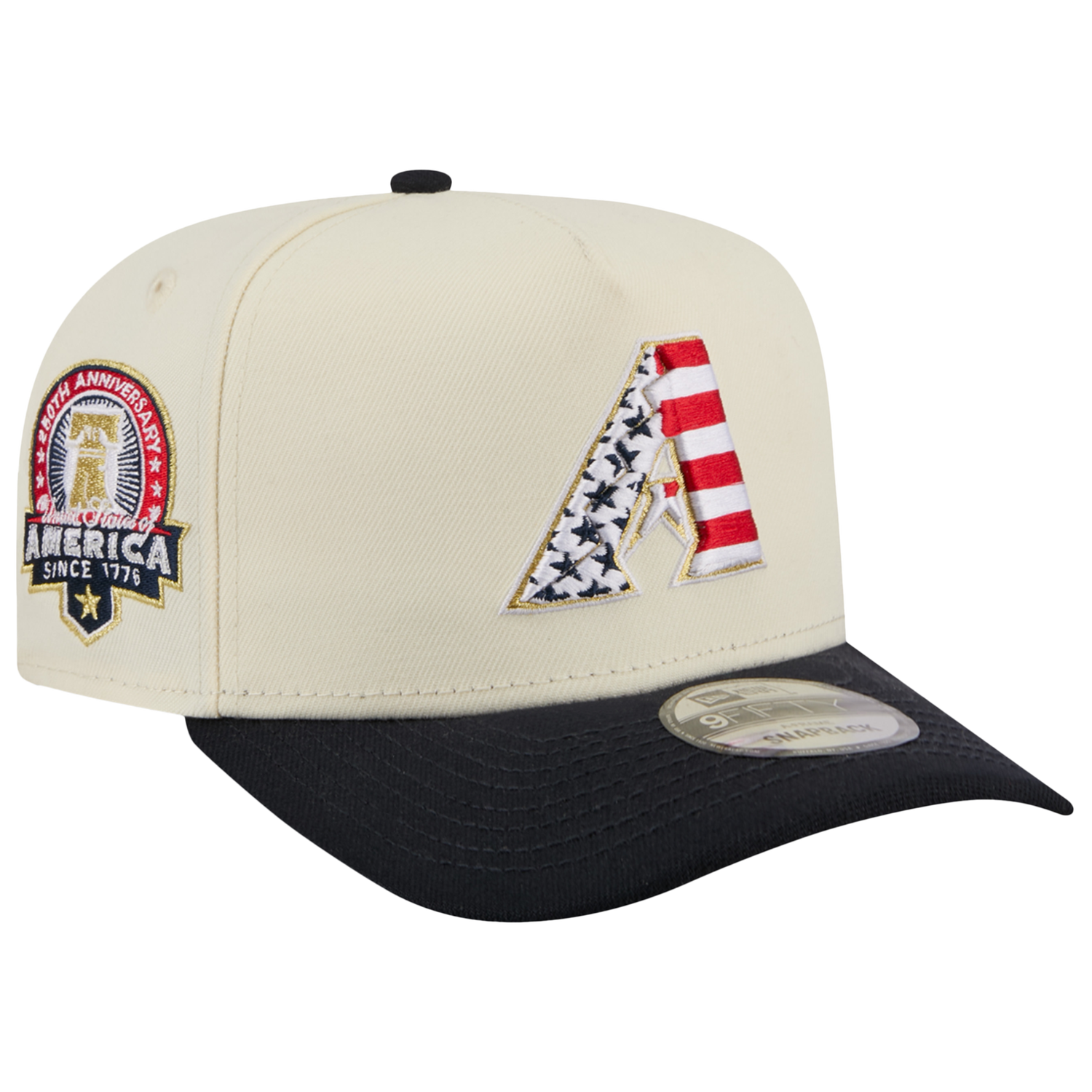 New Era Diamondbacks AM 950 A Frame Cap - Men's - White/Navy/Red